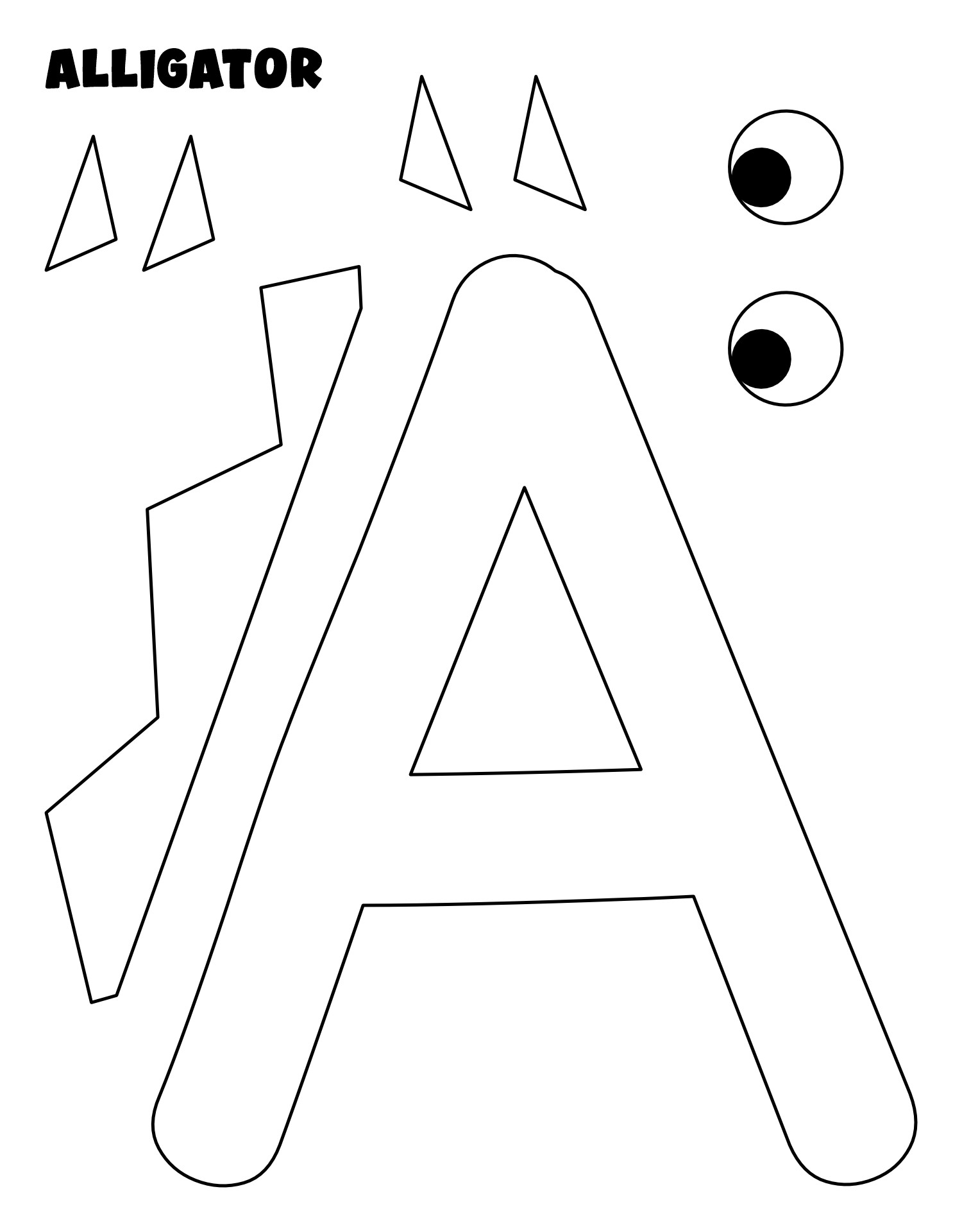 Printable Alphabet Letters For Crafts