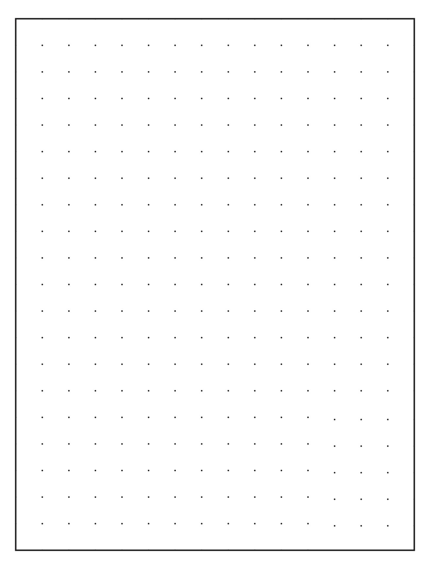 Printable Dot Grid Paper