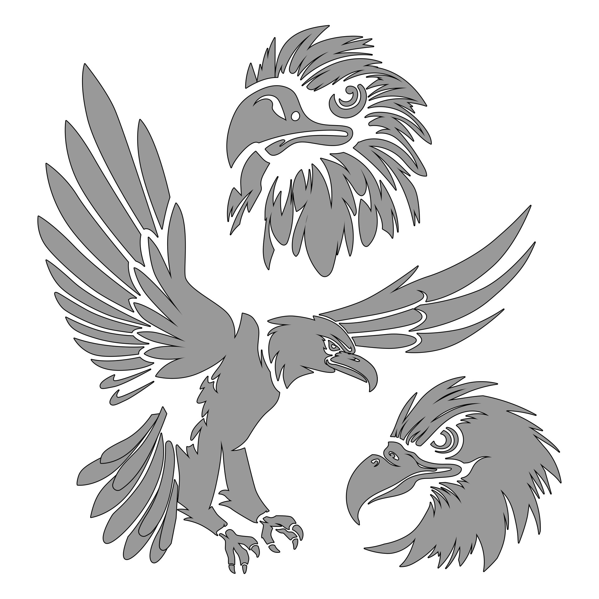 Printable Eagle Stencil