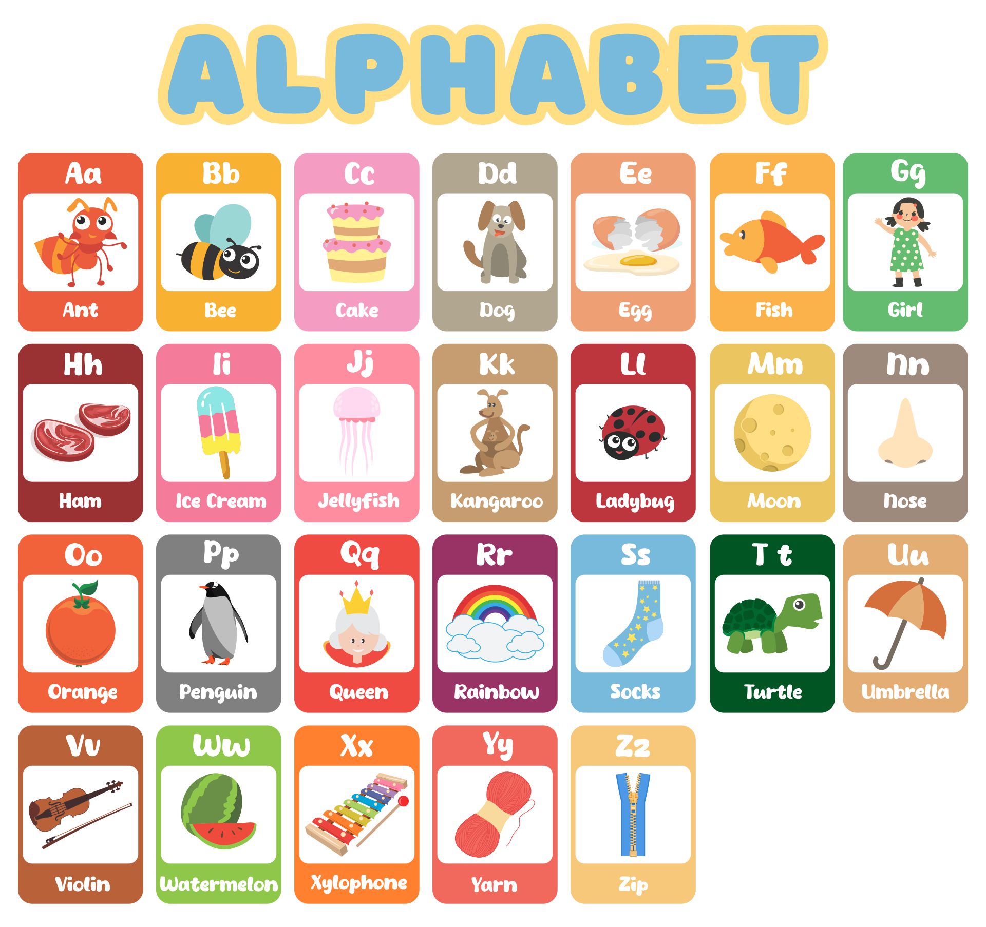 Printable Letter Chart A To Z