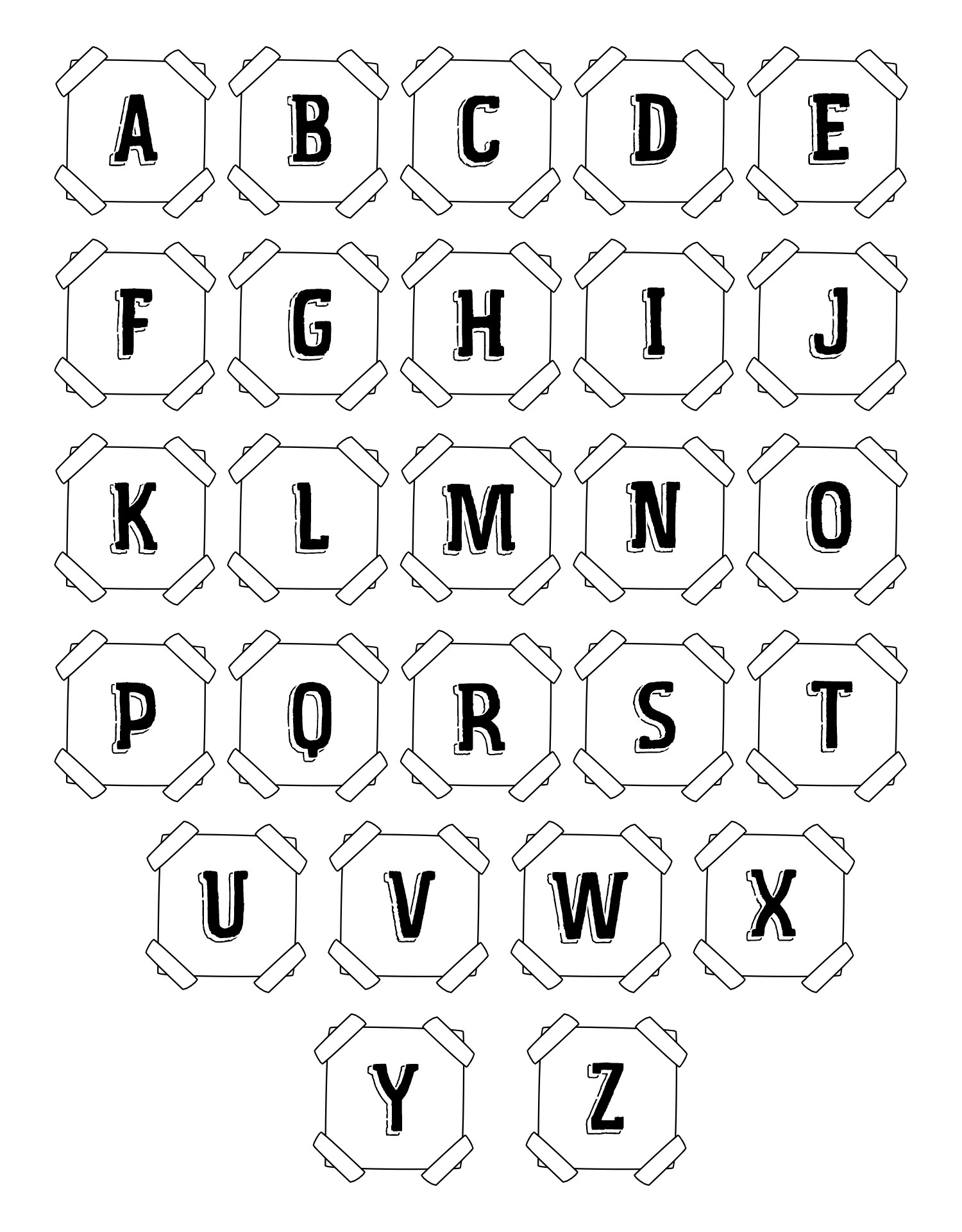Printable Letters And Alphabet Letters