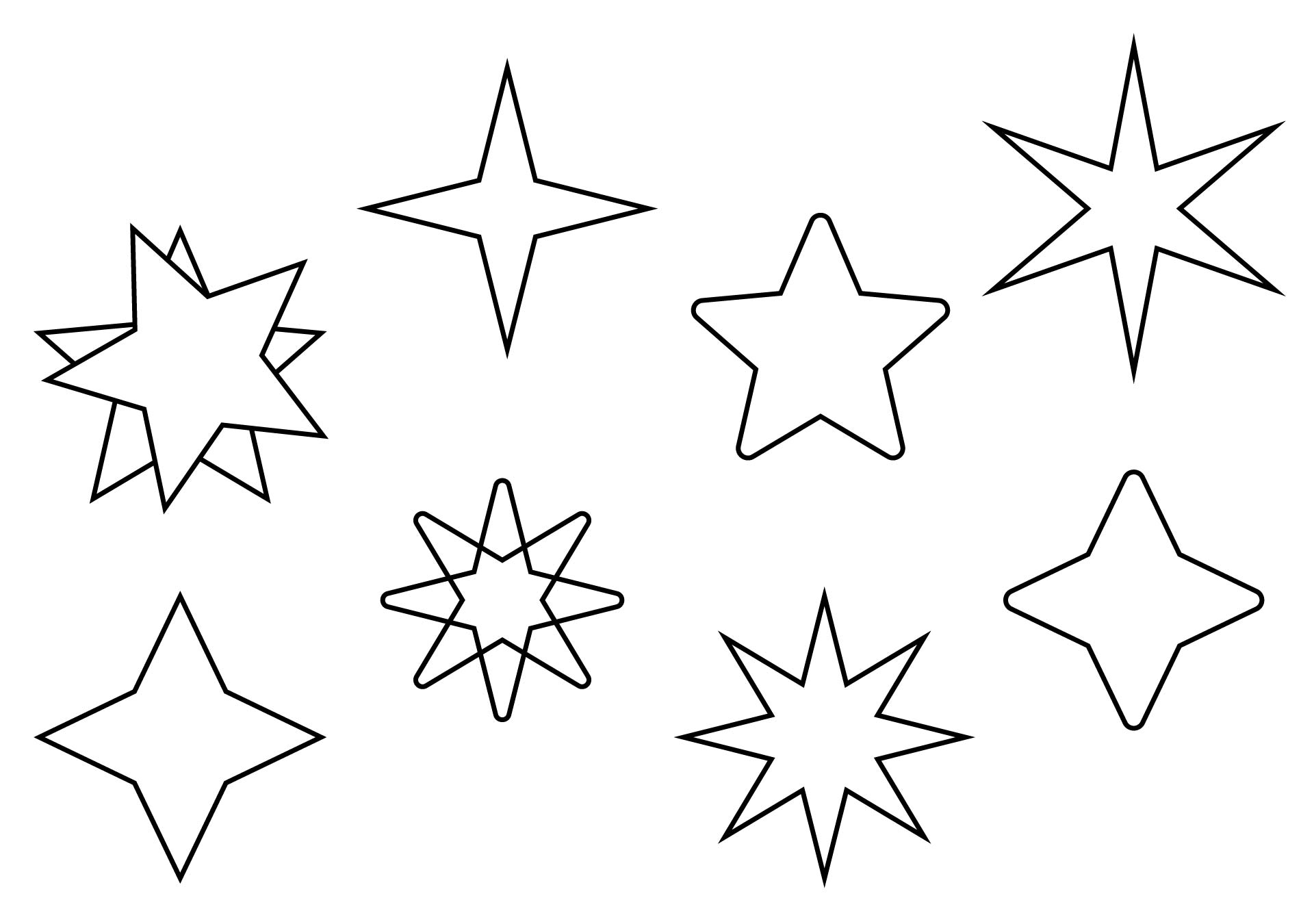 Printable 2 Inch Star Template