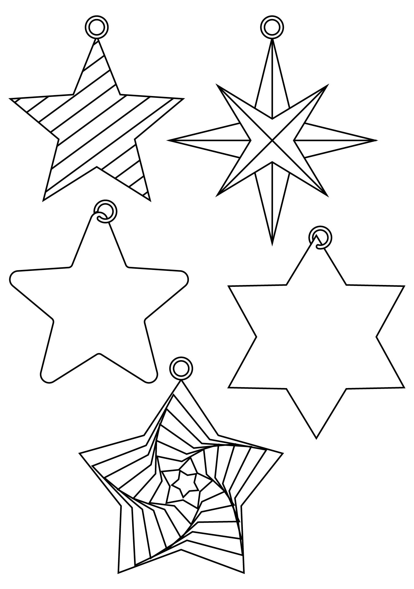 Christmas Star Templates Printable