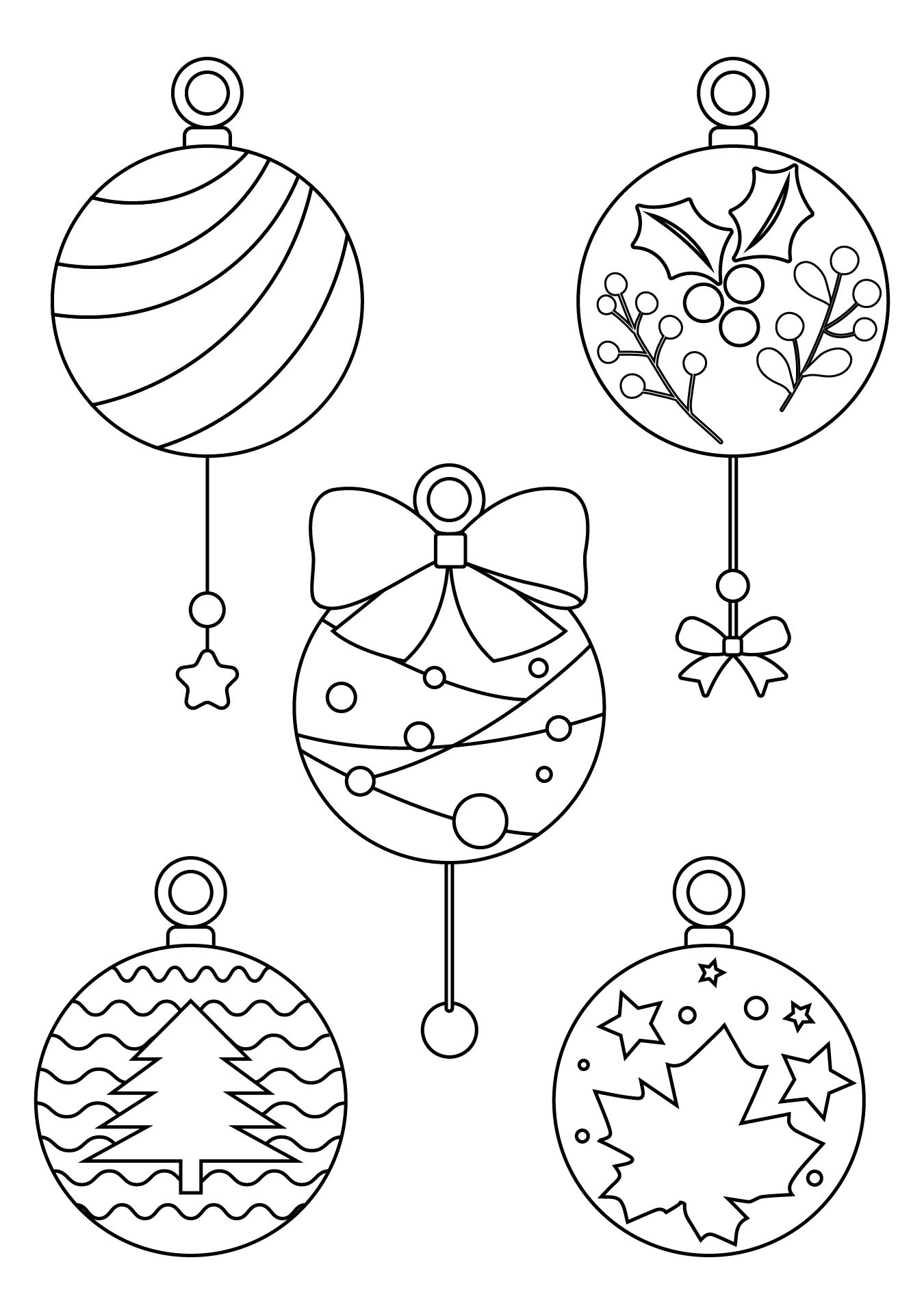 Printable Christmas Ornaments To Decorate