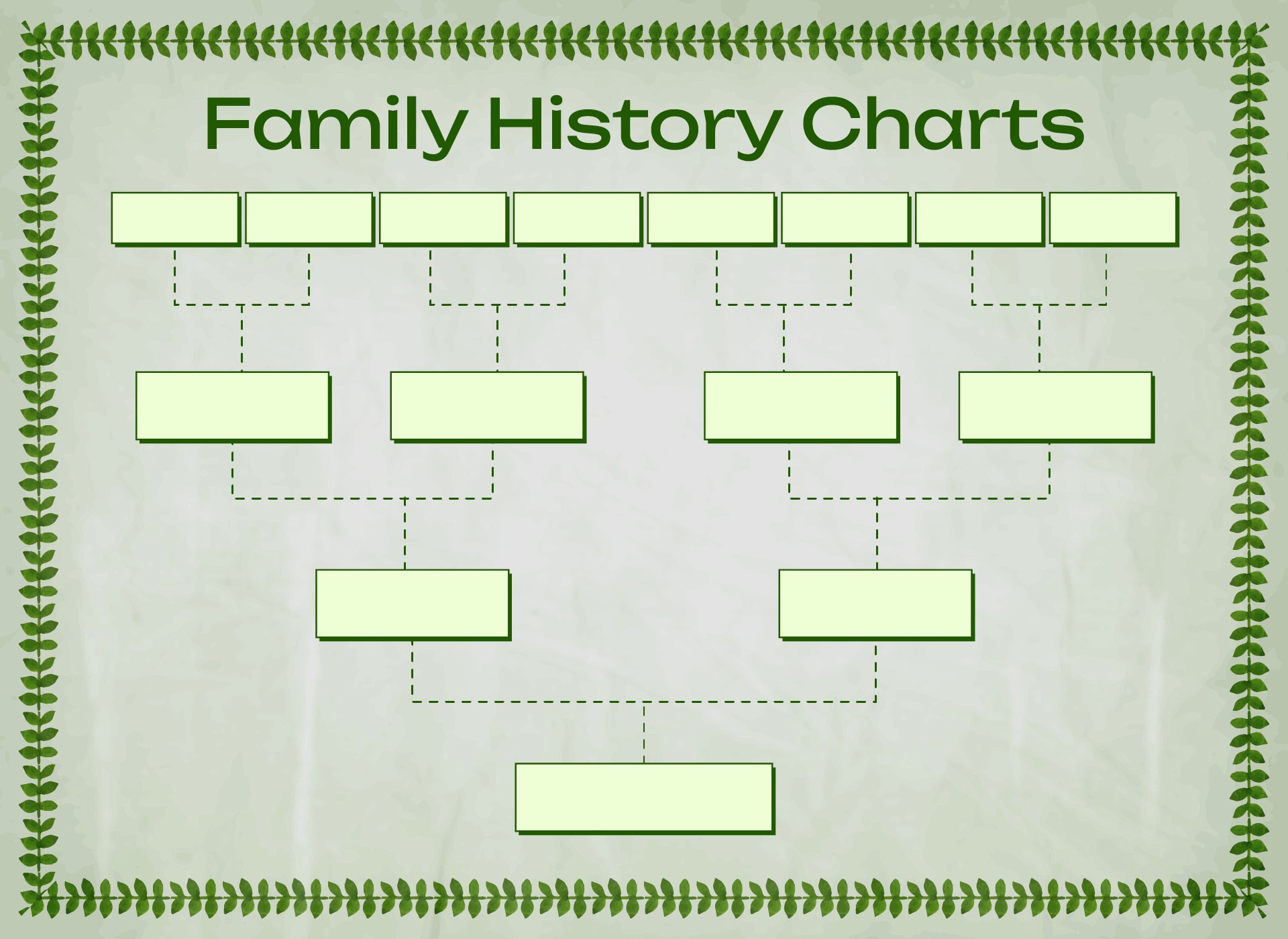 Family History Charts Printable