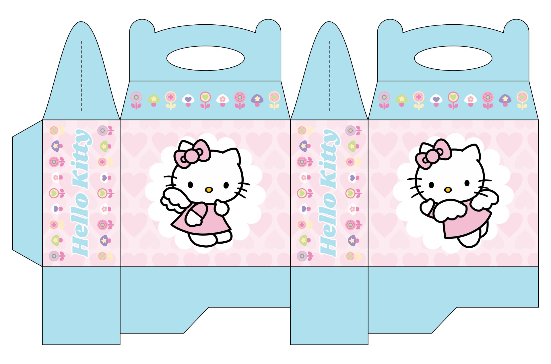 Hello Kitty Ballerina Party Printable Paper Purse