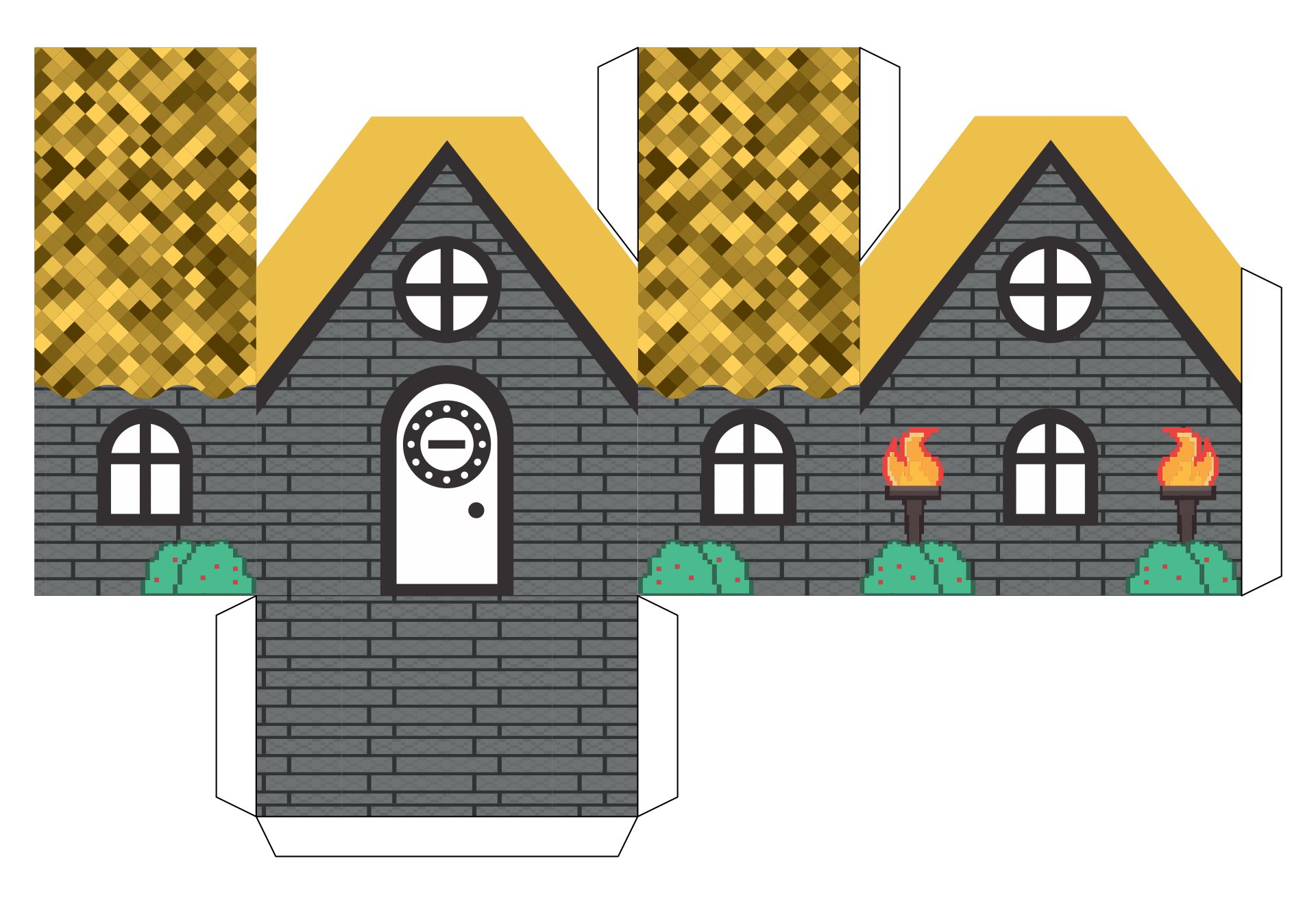 Minecraft Big House Interior Ideas Printable