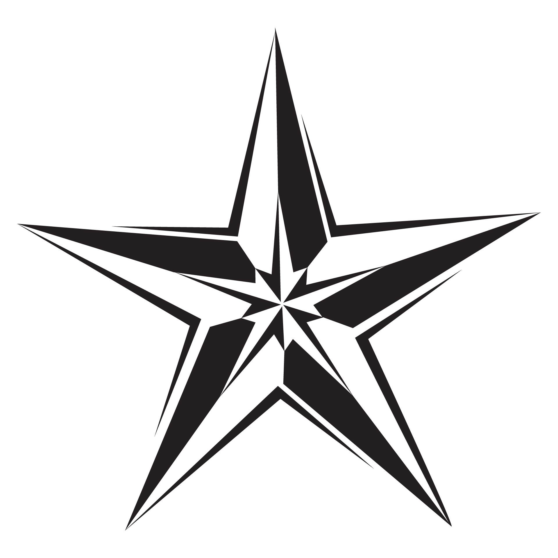 Printable Large Star Pattern For Crafts Stencils