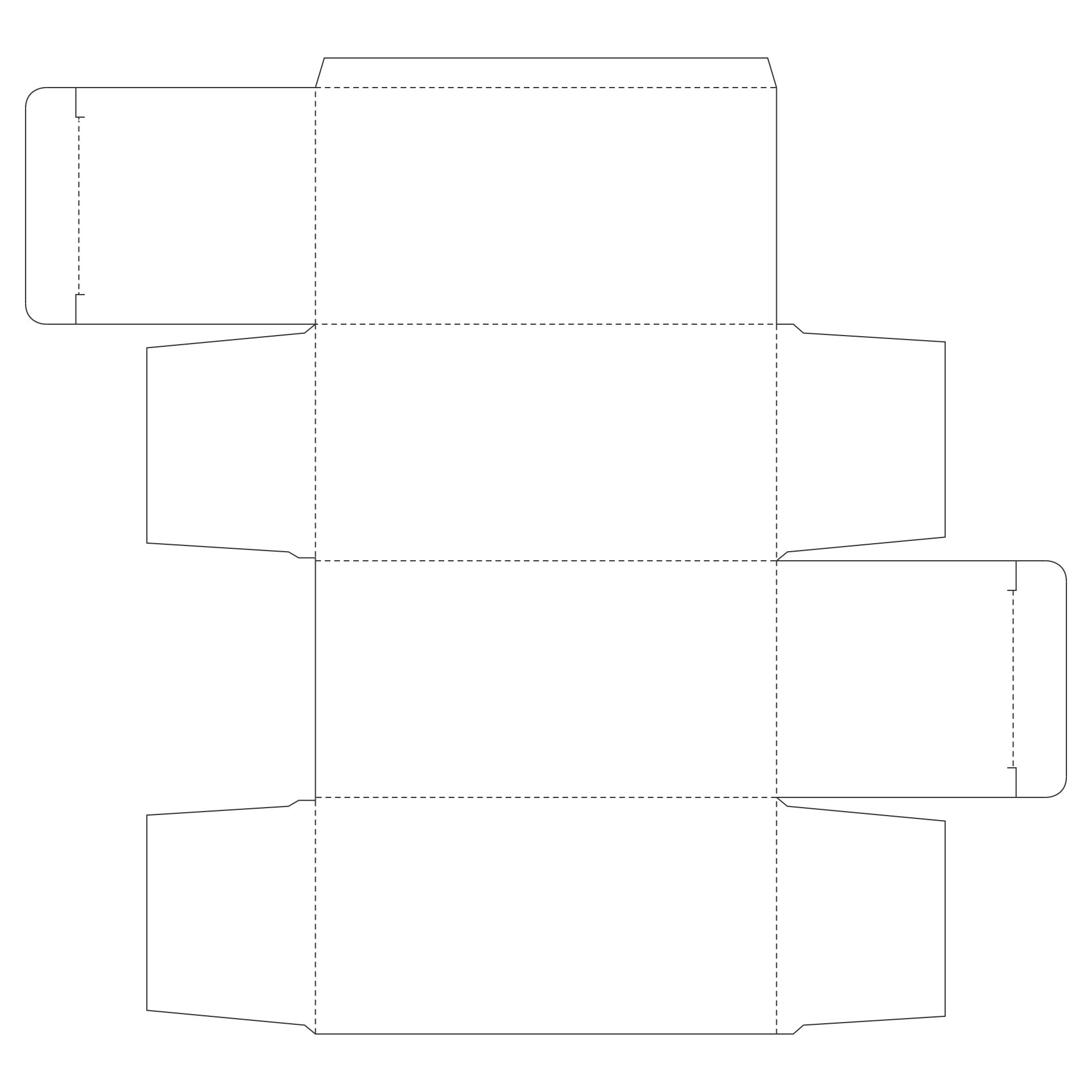 Printable Paper Rectangle Box Template