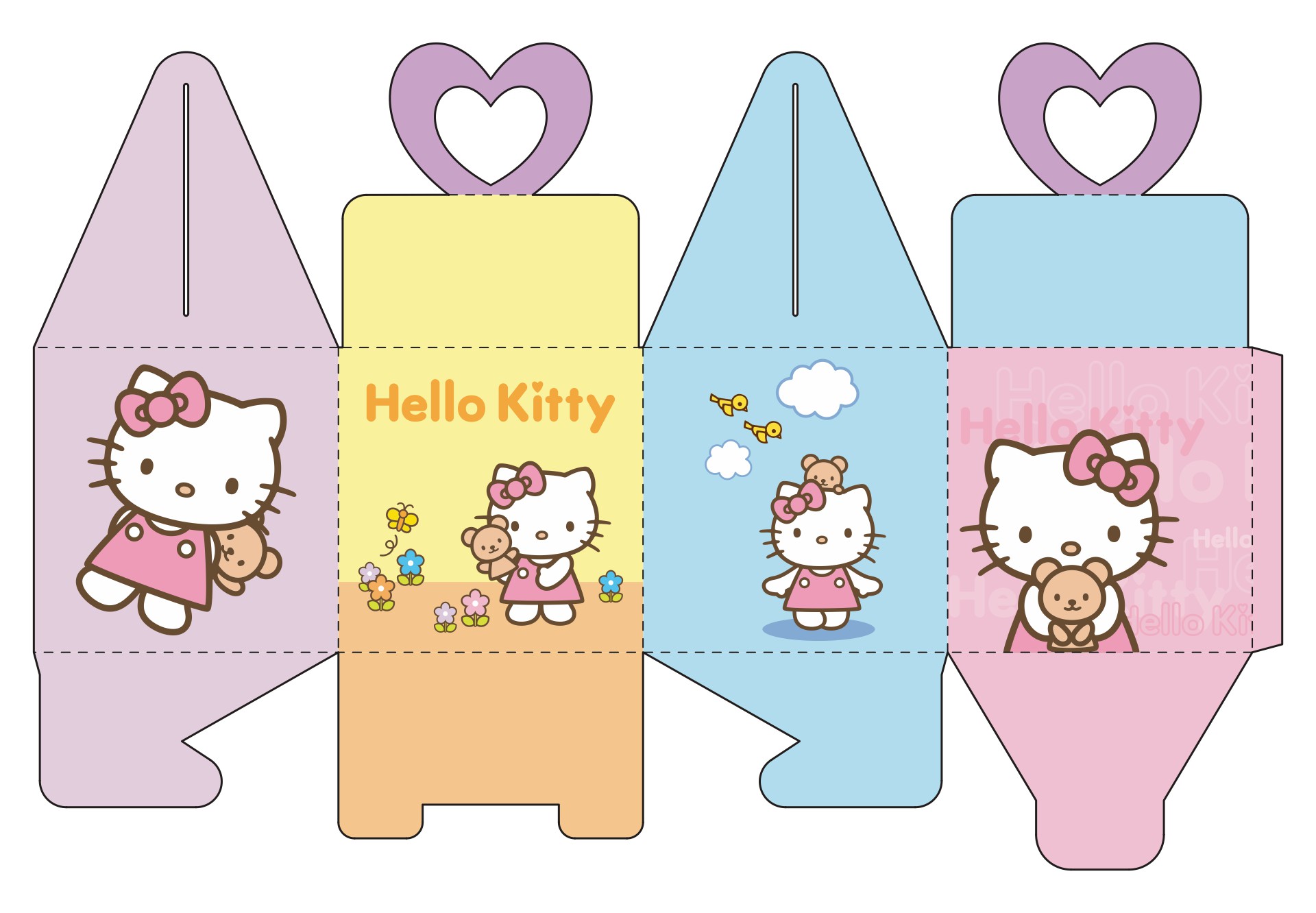 Printable Sanrio Paper Crafts Hello Kitty