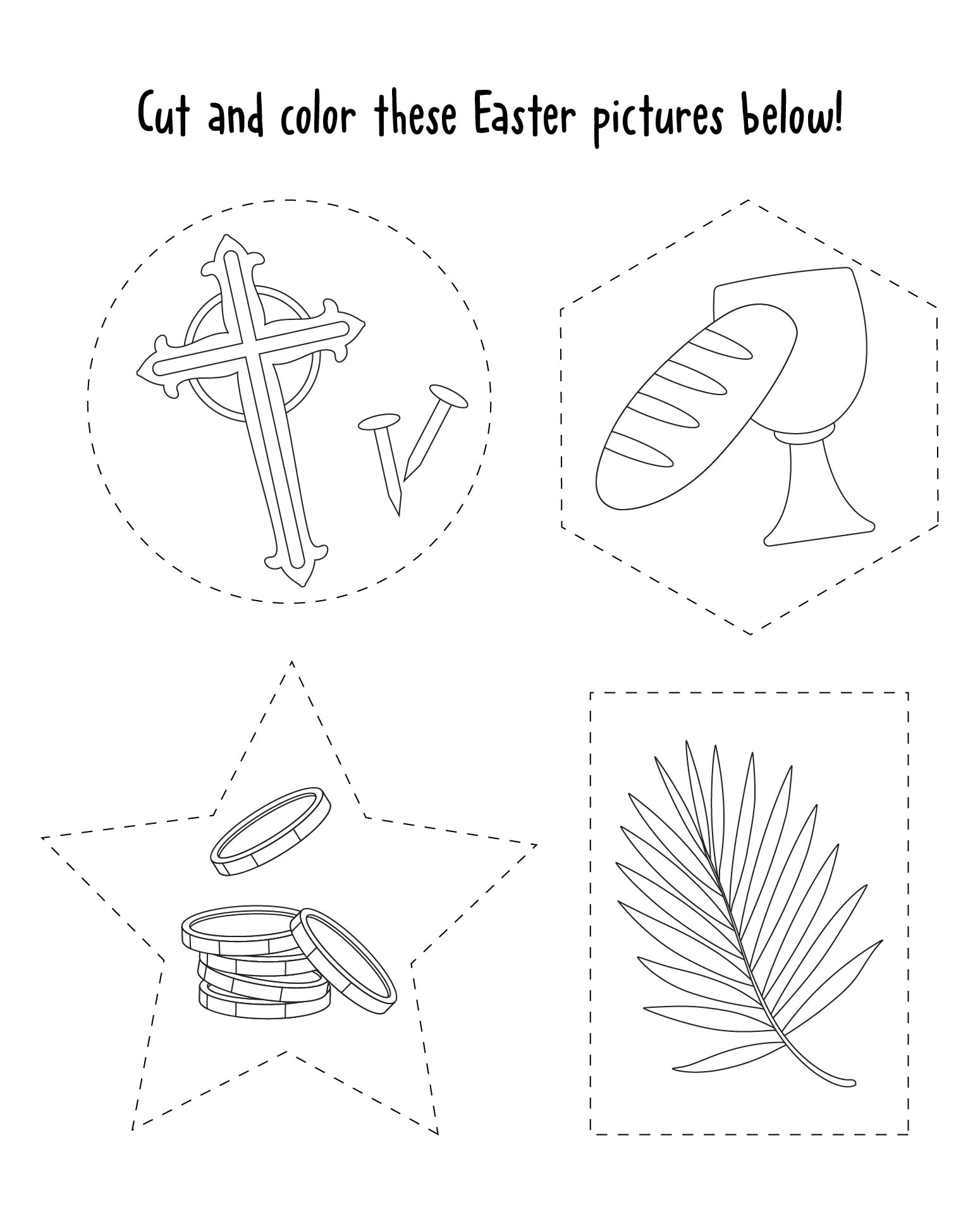 Christ-Centered Easter Printables For Preschoolers