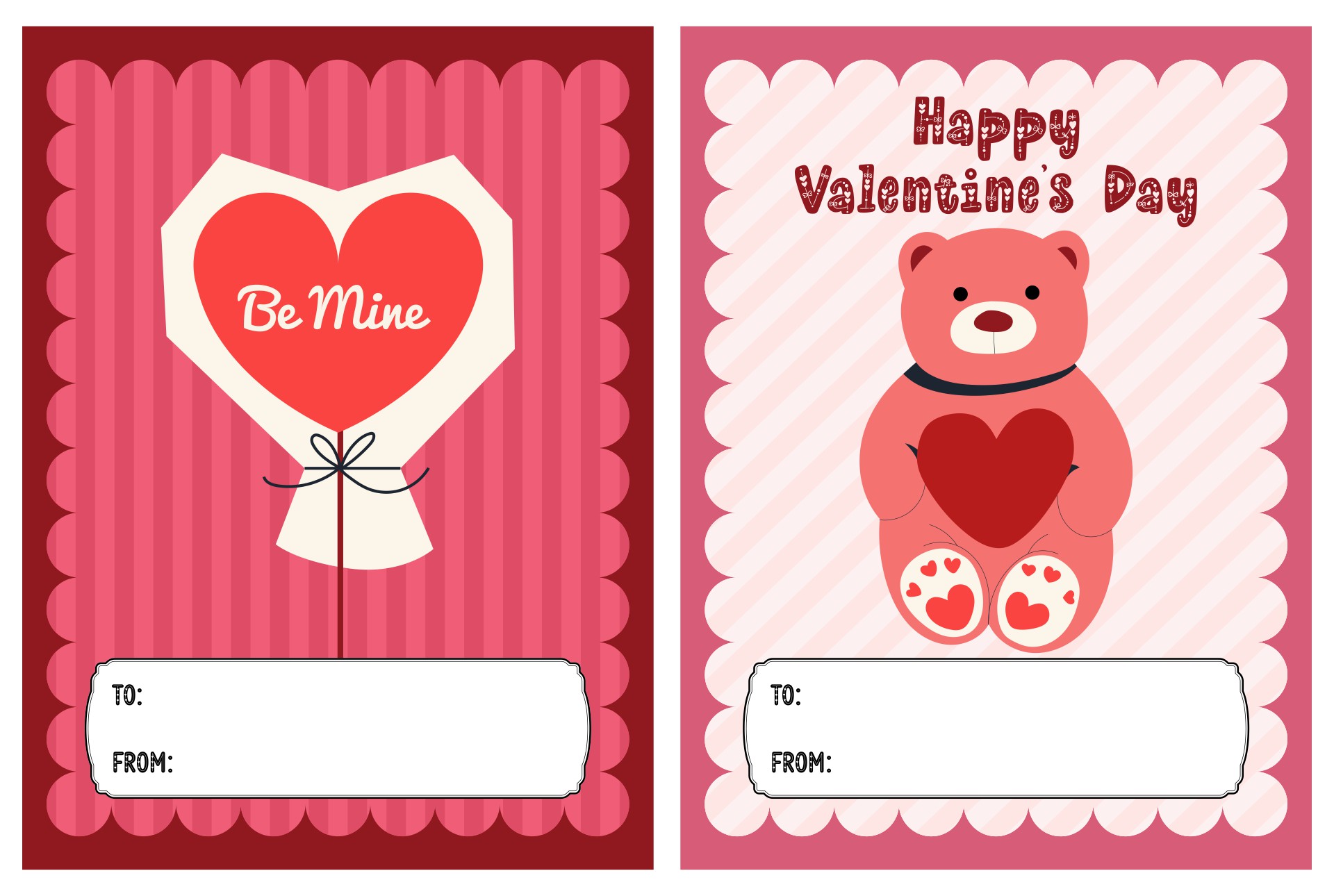 Printable Valentines Card For Kids