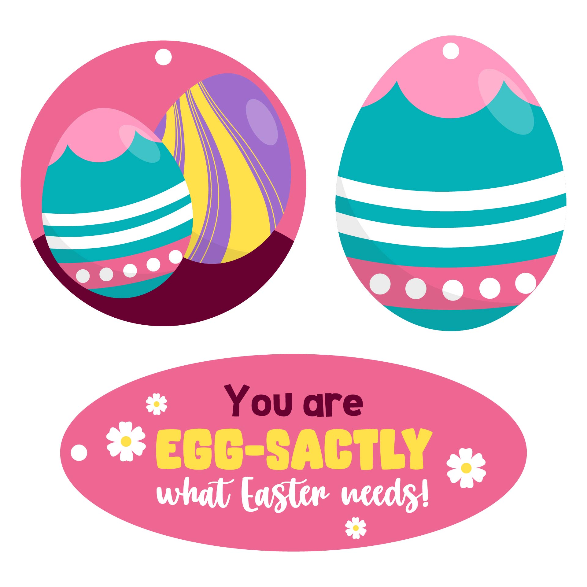 Printable Tags For Easter Egg Favors