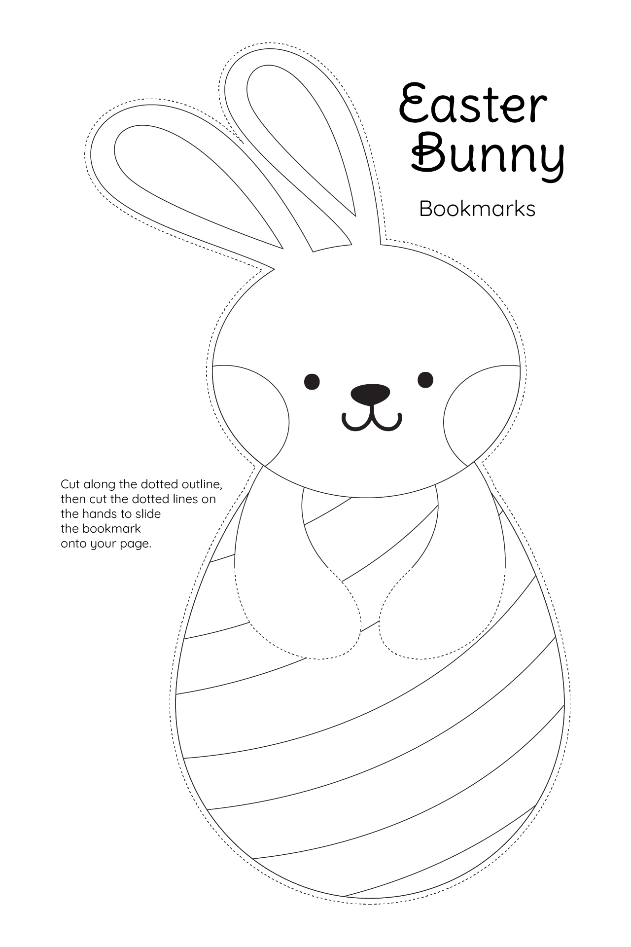 Easter Bunny Bookmarks