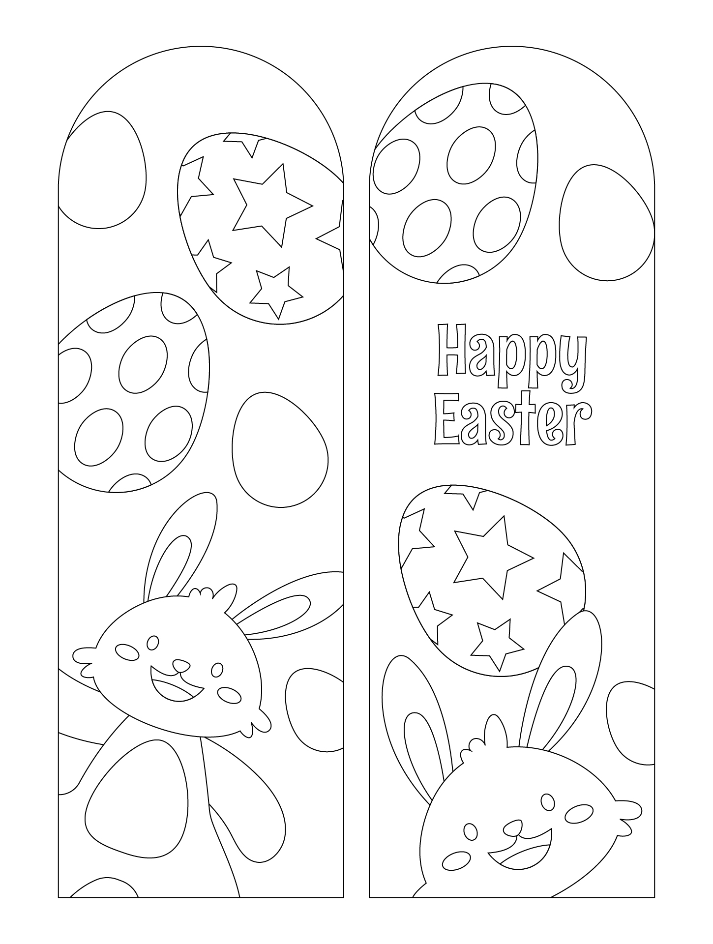 Cute Easter Bookmarks Printable