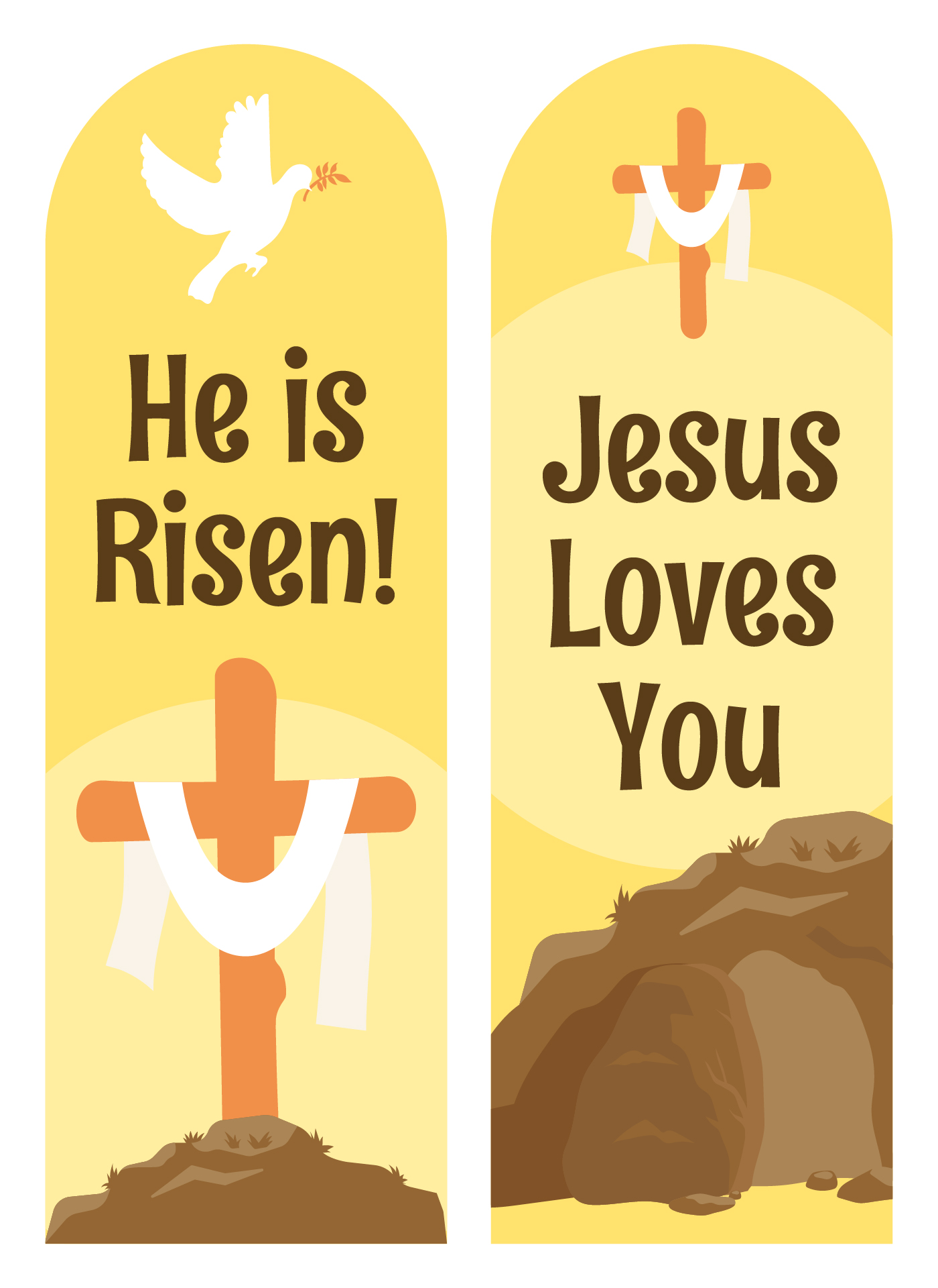 Easter Bookmarks For Resurecction Sunday