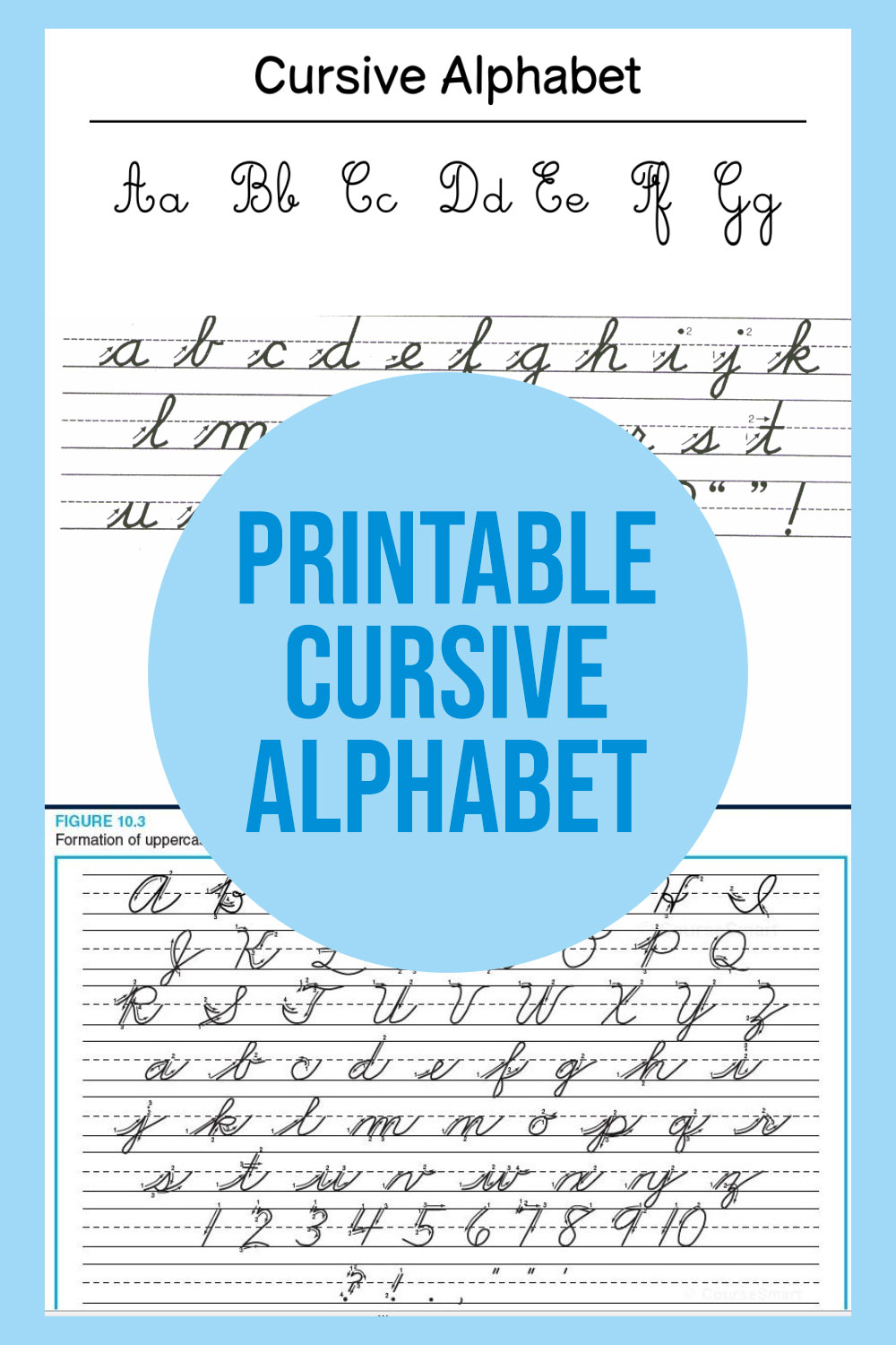 10 Printables Cursive Writing Worksheets and How It Develops Your Kids