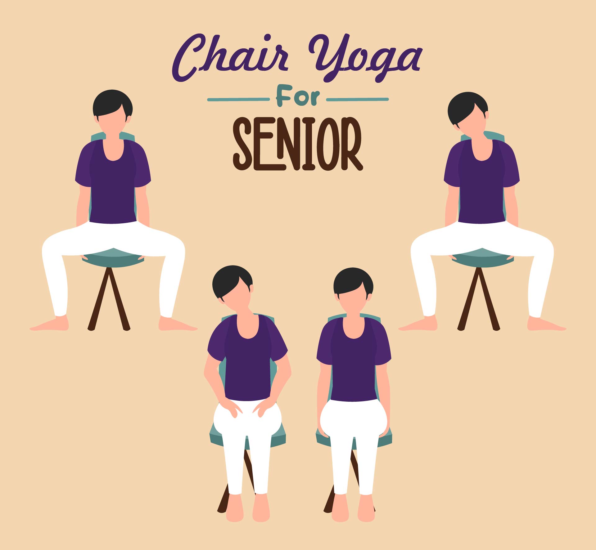 Printable Chair Yoga For Seniors