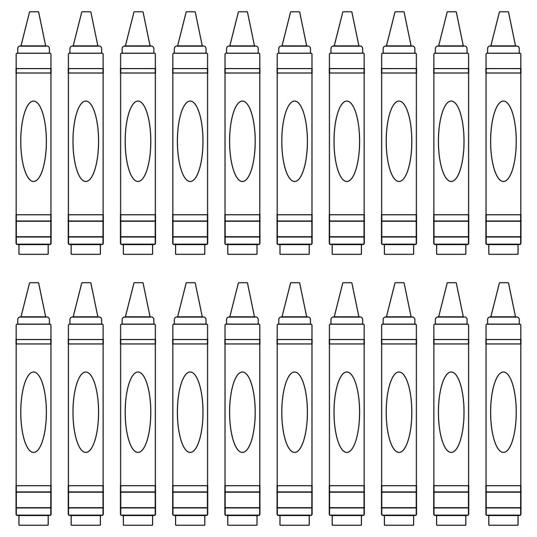 Printable Crayon Template printable-crayon-template