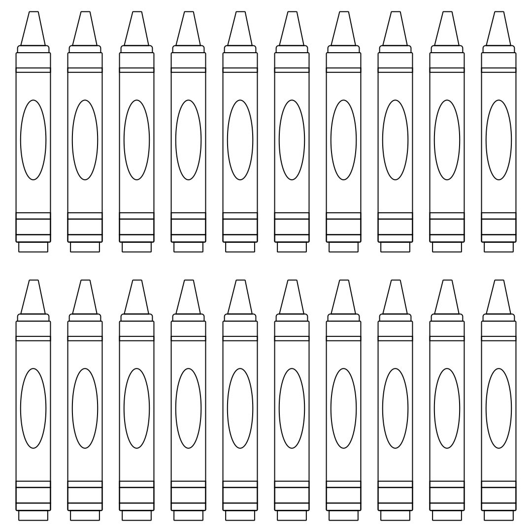 Download 5 Best Color Crayons Printable Pattern - printablee.com