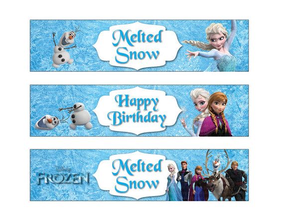 7 Best Images of Disney Frozen Printable Water Bottle Labels - Disney ...