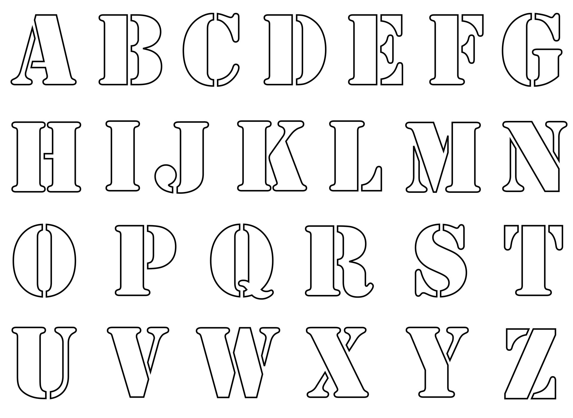 Letter Stencils Designs Printable Letter Stencils Designs Printable