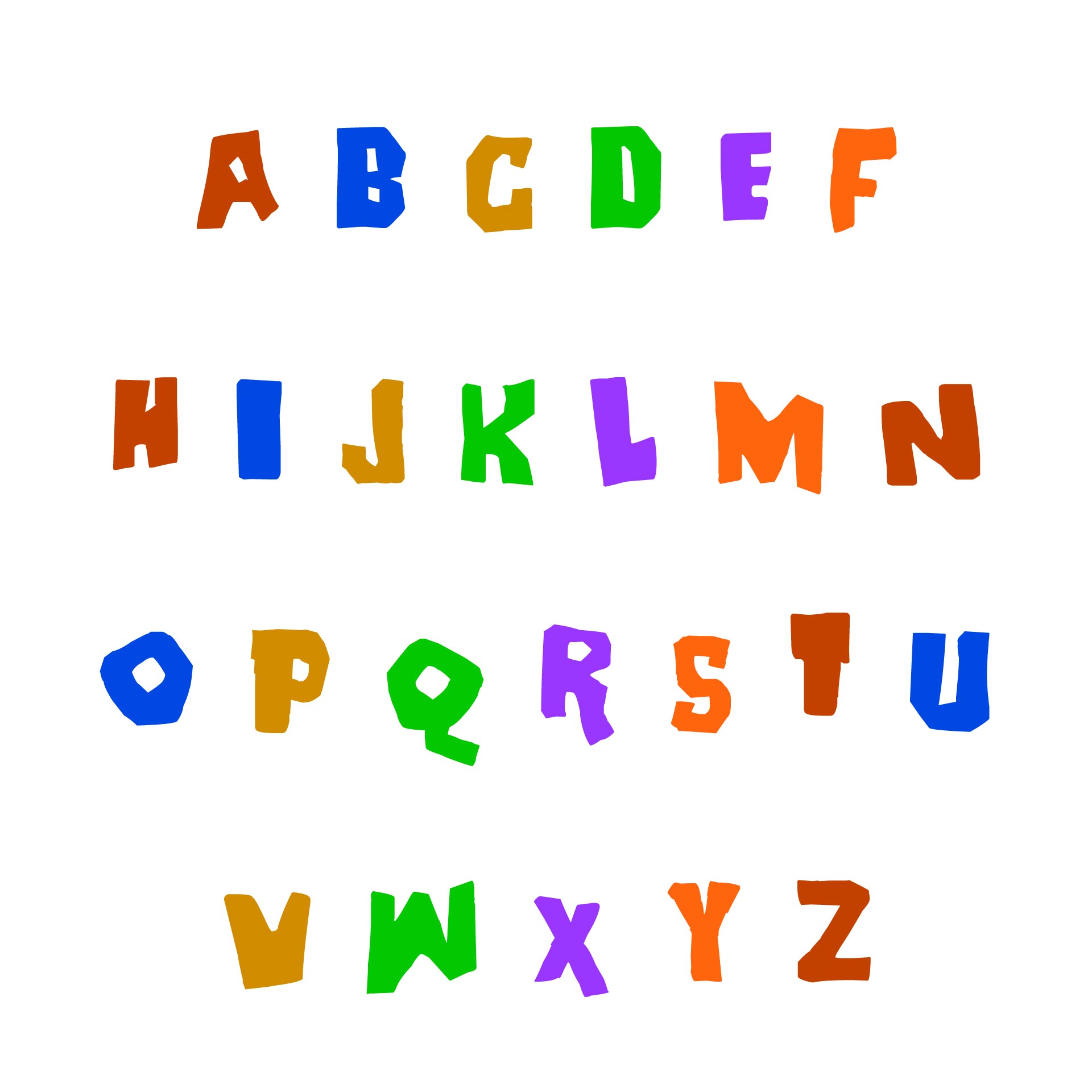 Printable Alphabet Stencil Letters Template