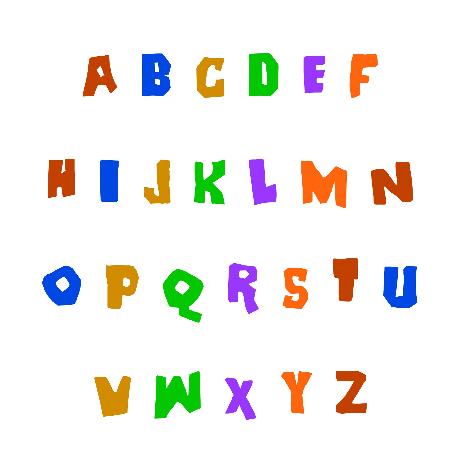 Downloadable Free Printable Alphabet Stencils Templates Free