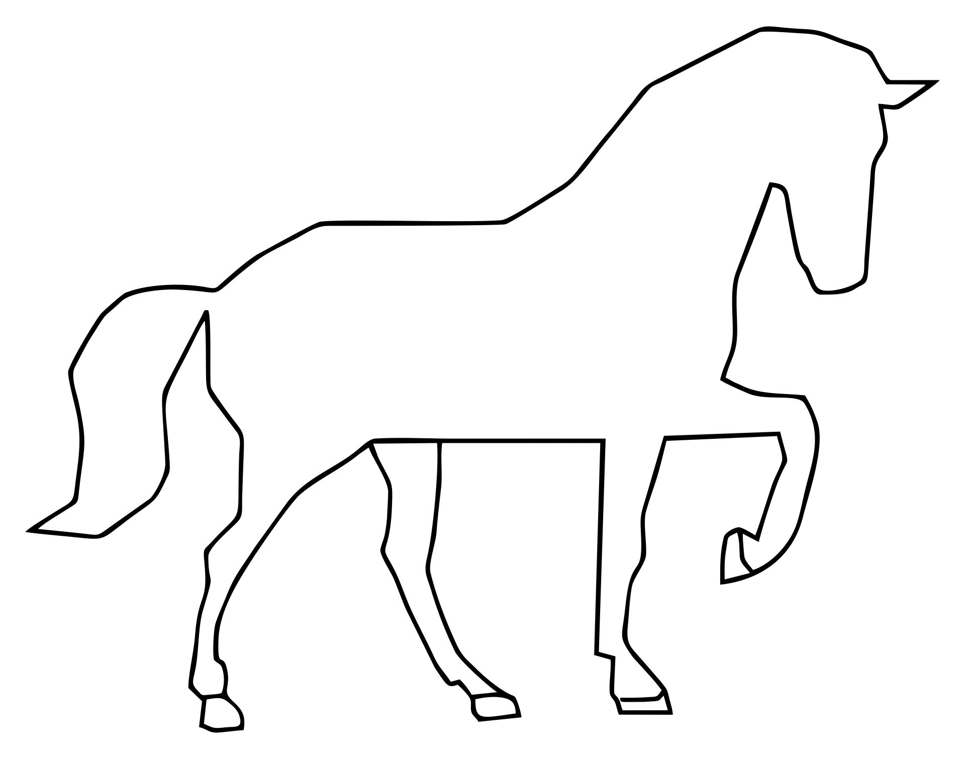 Champagne Horse Pattern