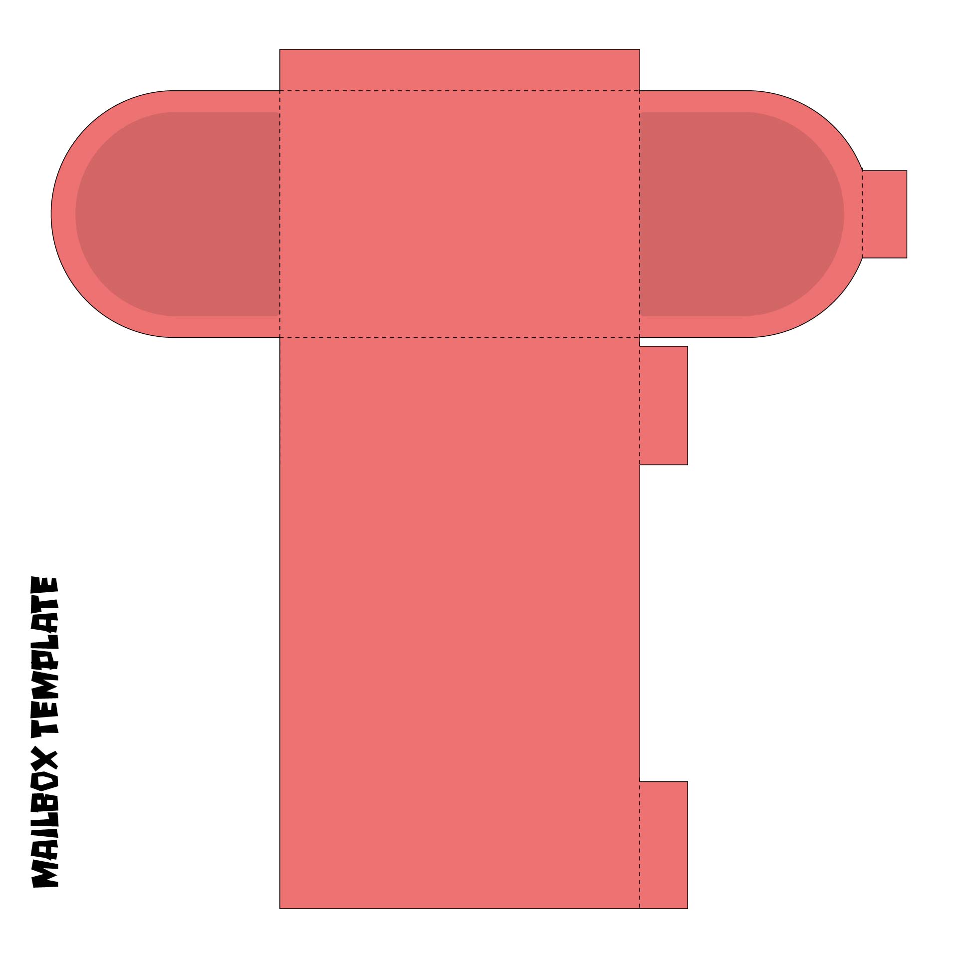 Mini Mailbox Template