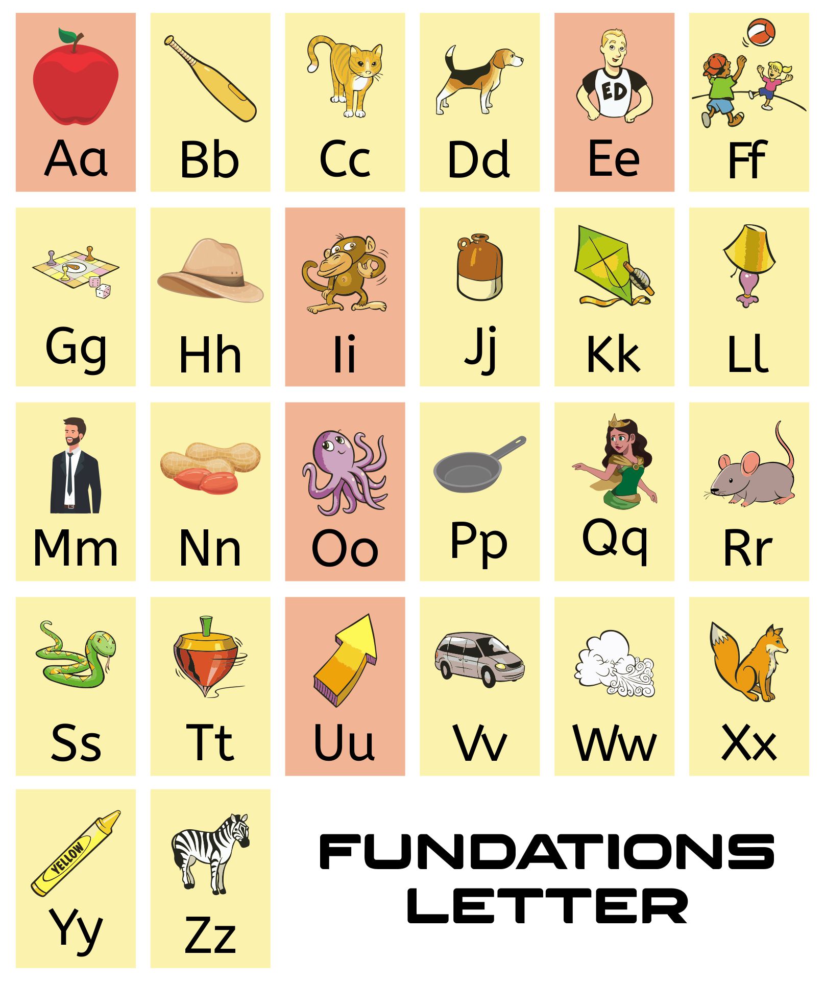 7 Best Fundations Sound Cards Printable