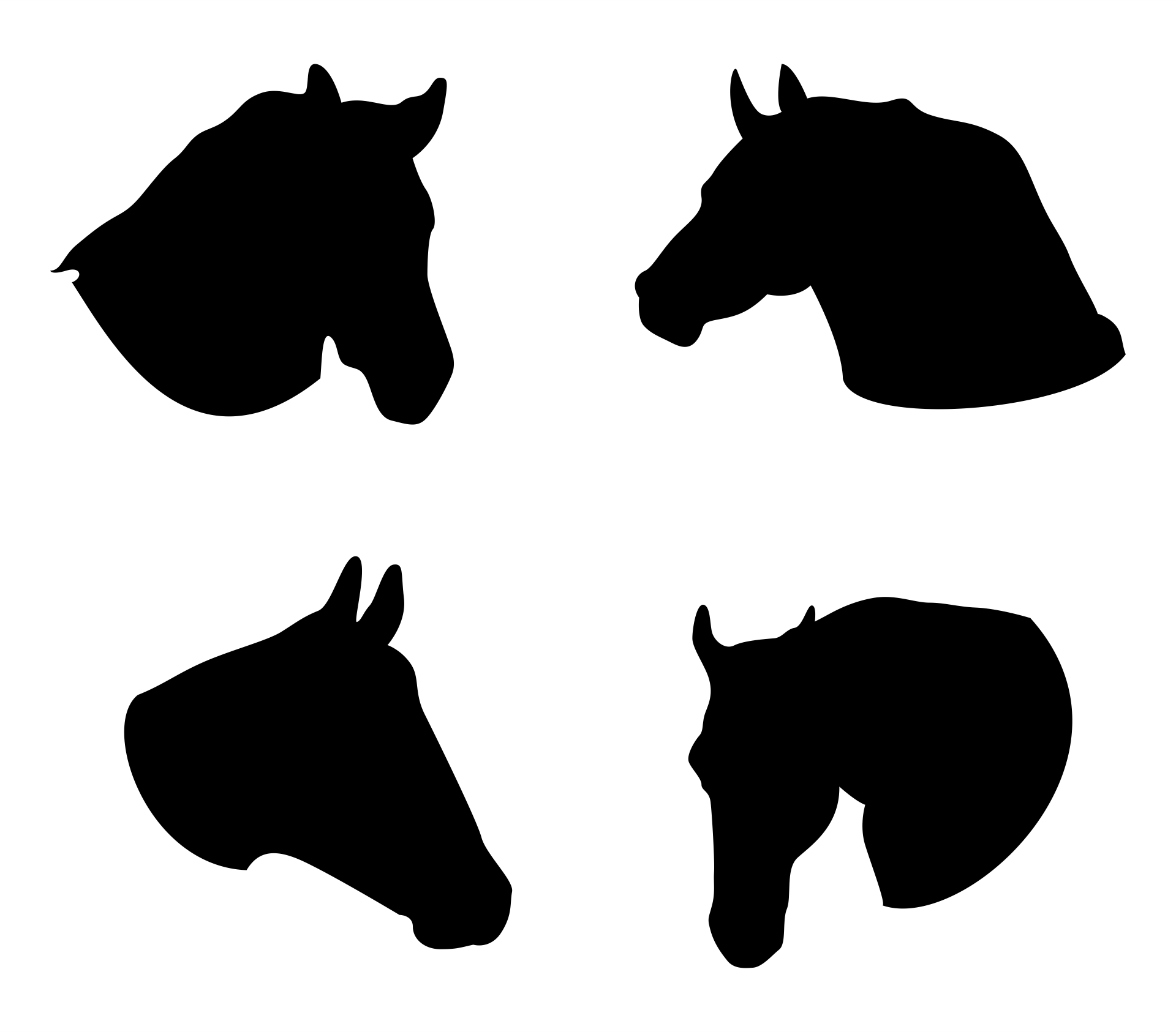 Horse Head Template 10 Free PDF Printables Printablee