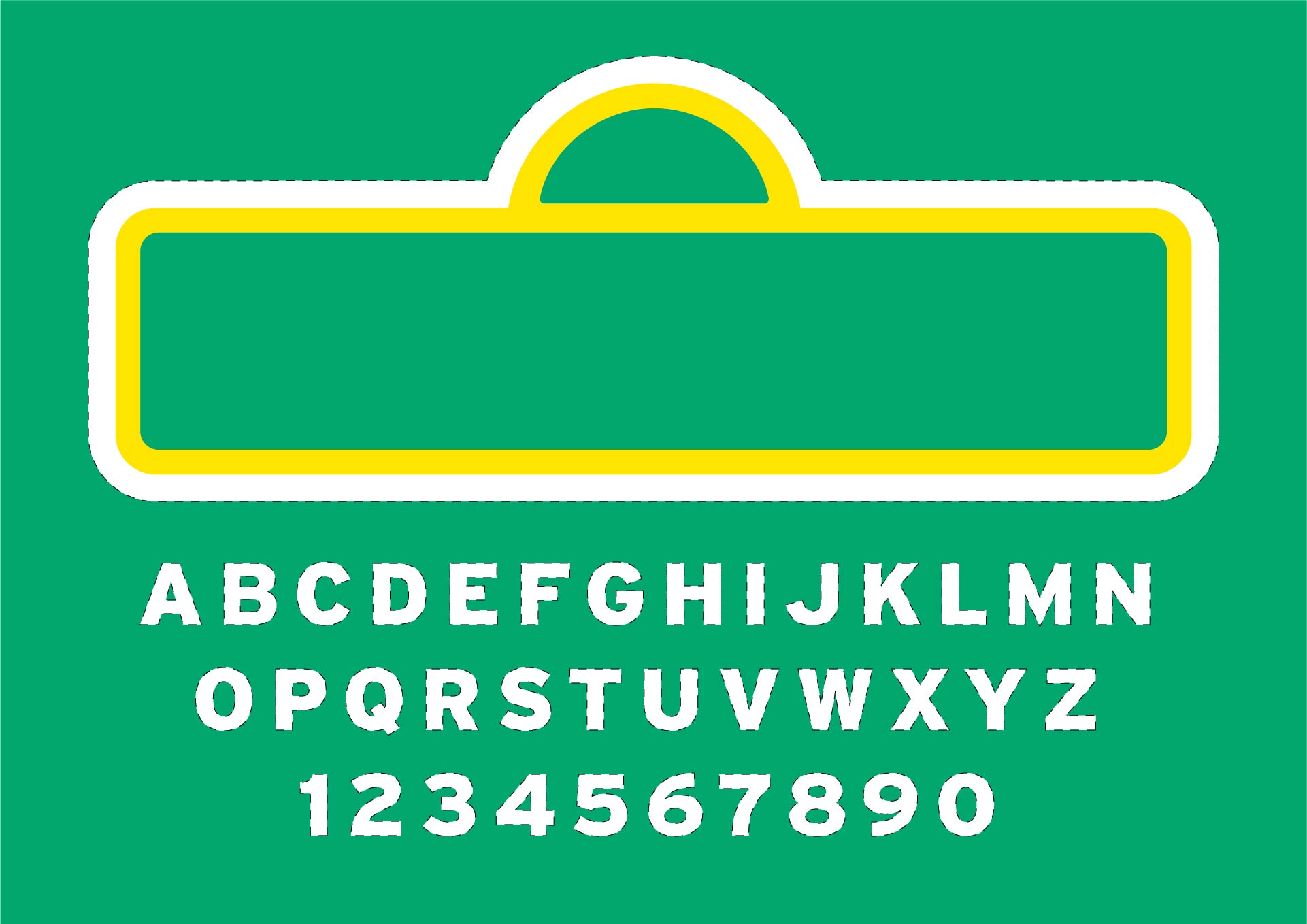 Personalized Sesame Street Sign Template