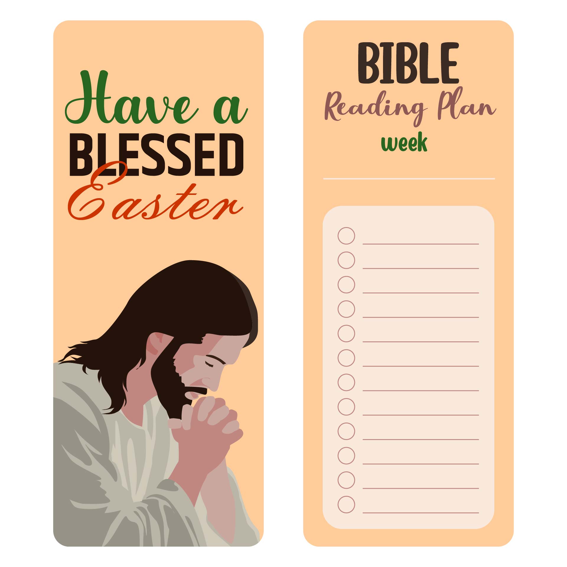 Printable Bookmark Bible Reading Plan