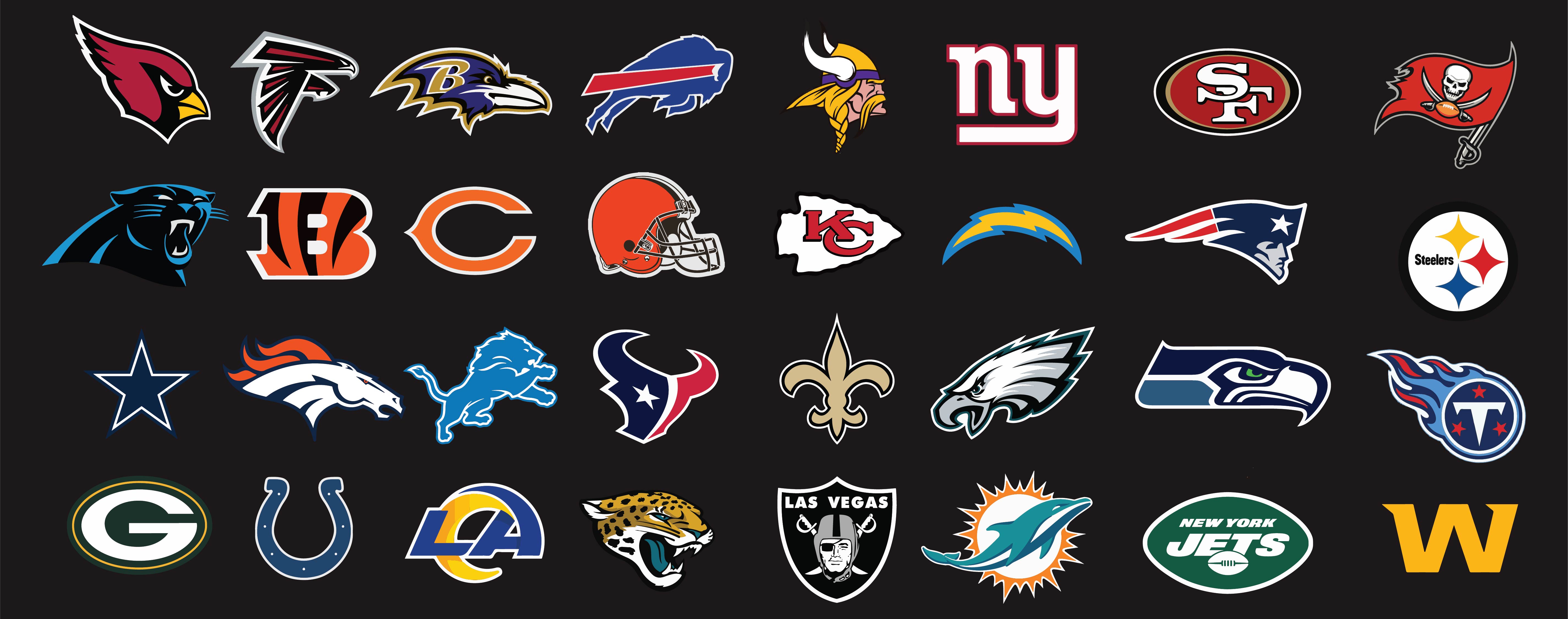 10 Best NFL Football Logos Printable PDF for Free at Printablee