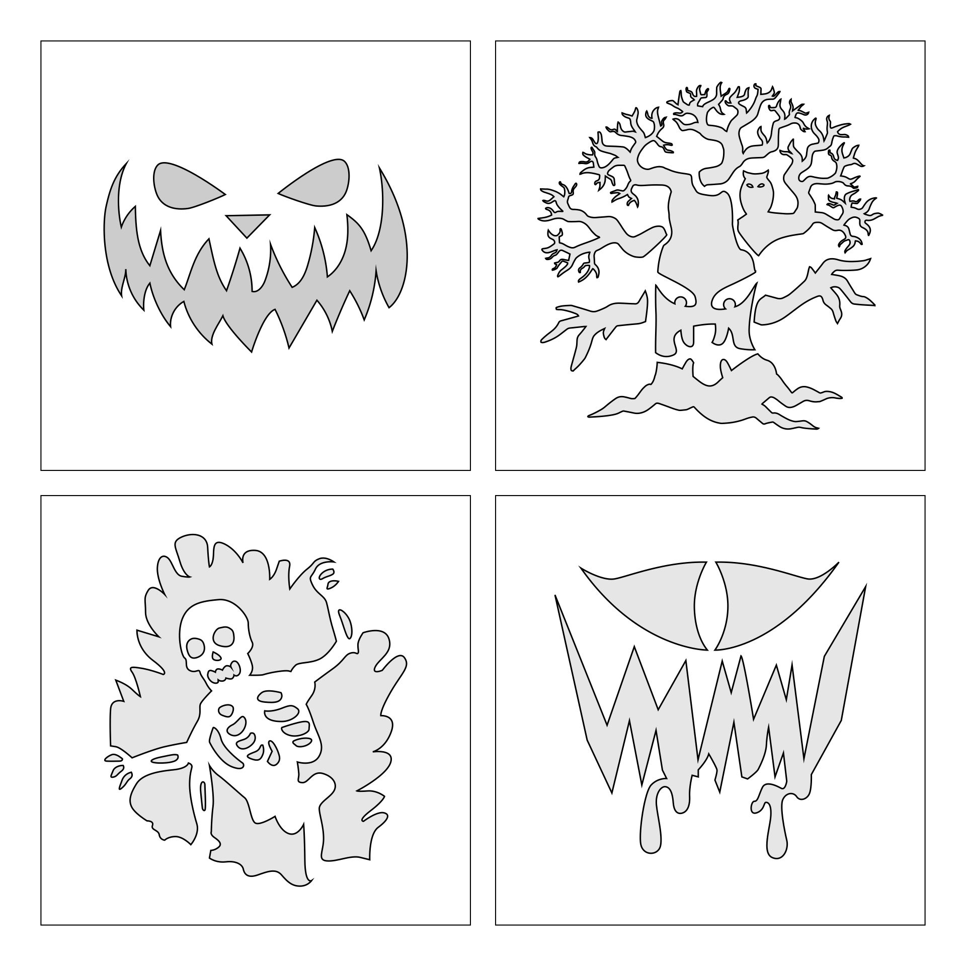 15 Best Printable Halloween Pumpkin Carving Designs PDF for Free at ...