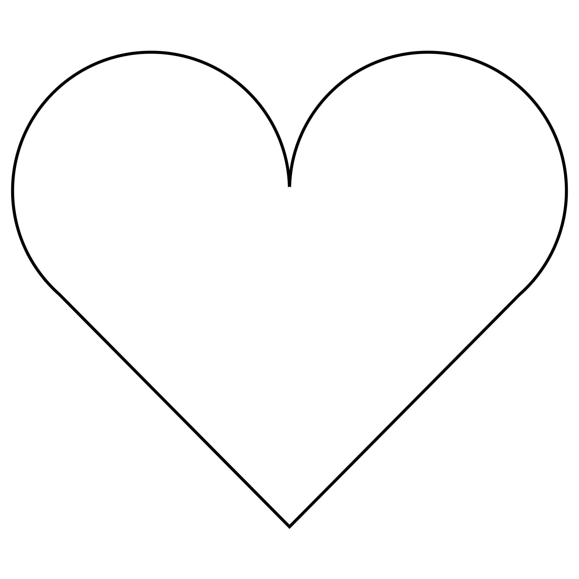 Extra Large Heart Template Printable