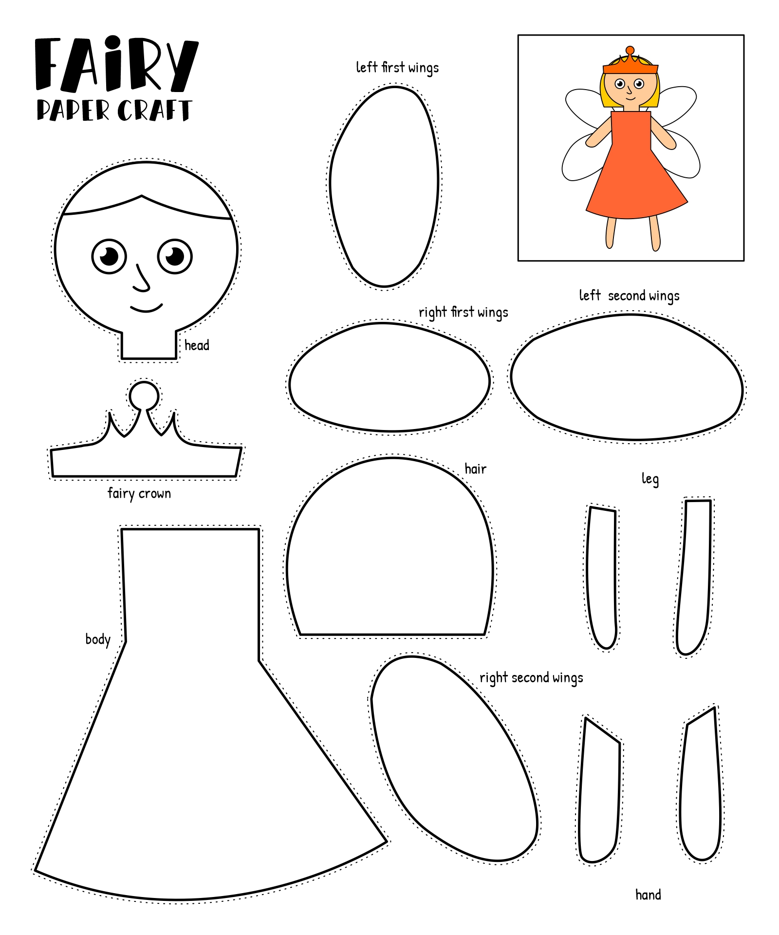 Printable Crafts for Girls