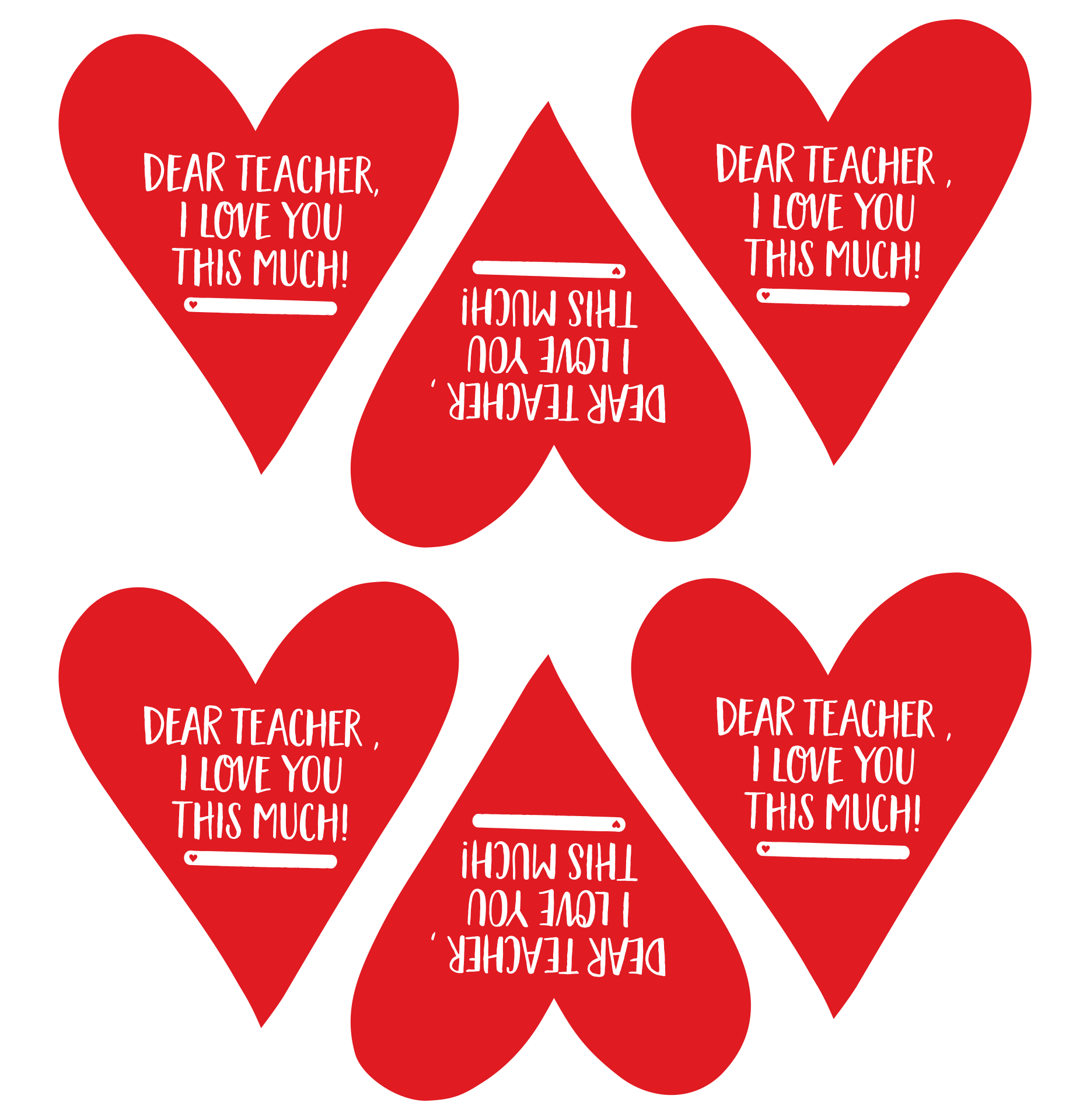 Free Printable Valentines From Teacher Printable Templates