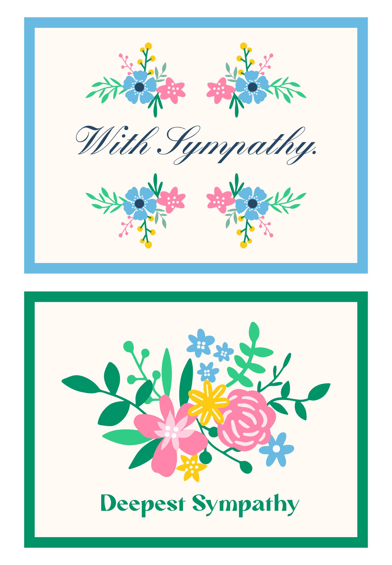 Hallmark Printable Sympathy Cards
