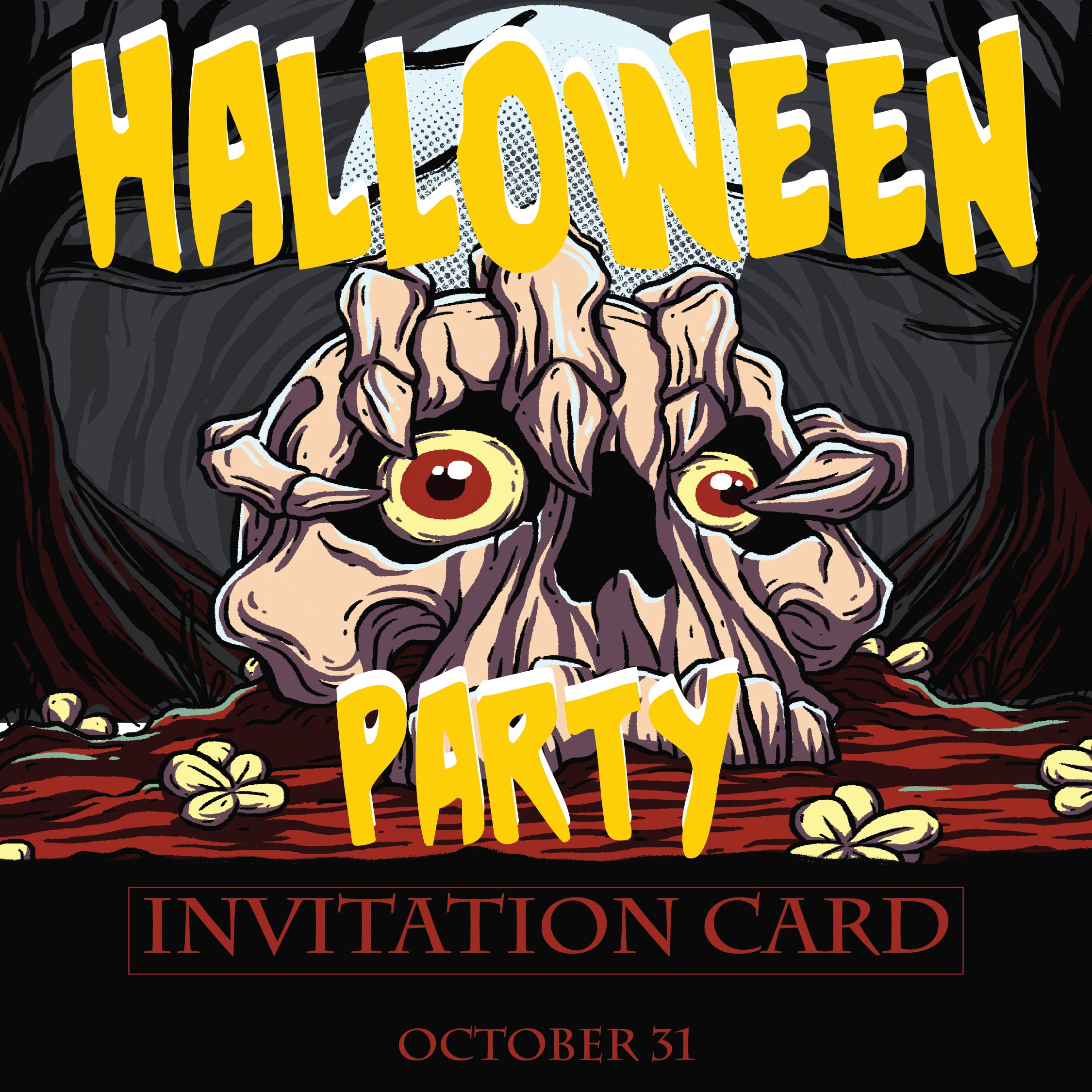  Printable Templates Halloween Party