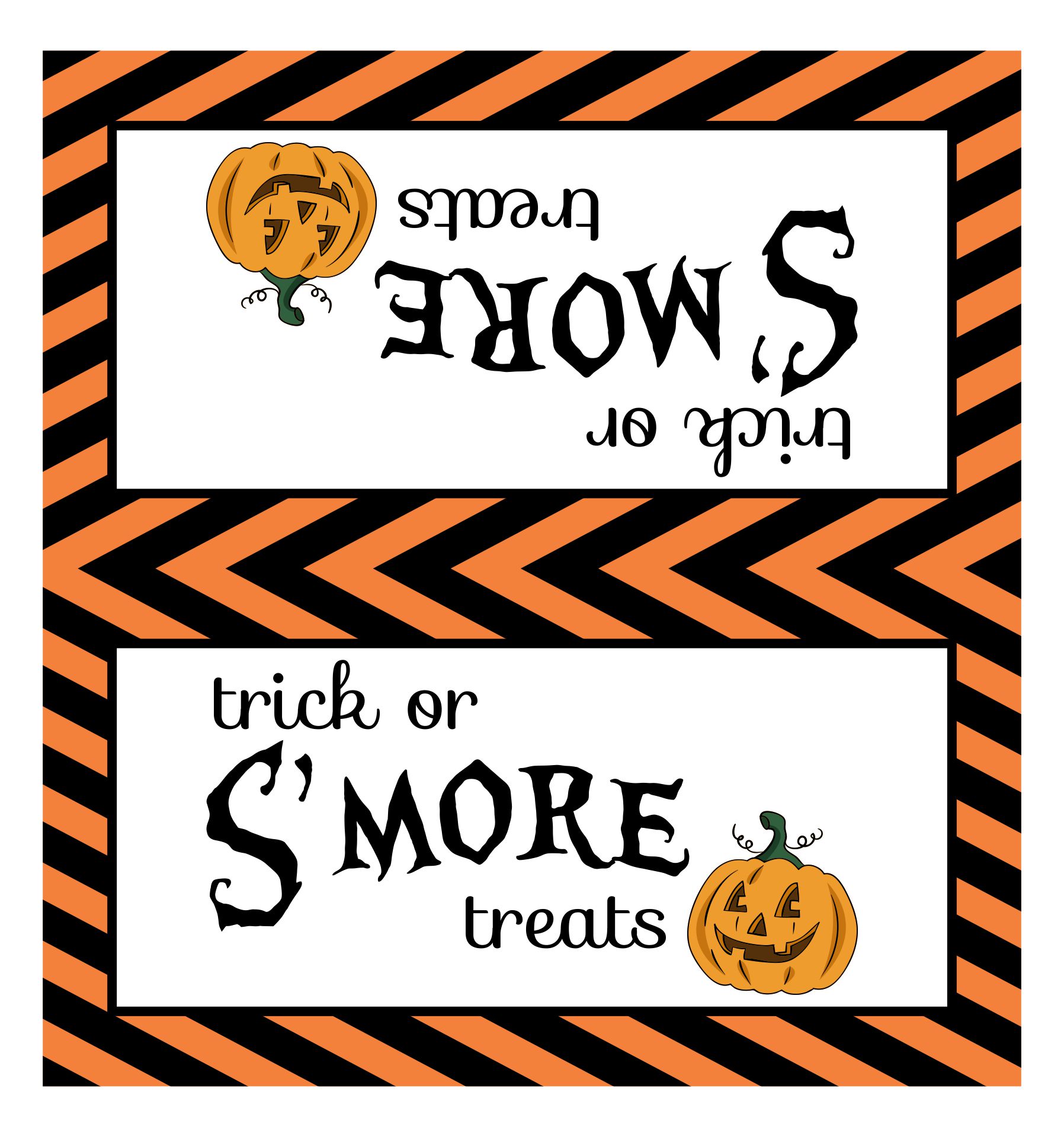 Halloween Smores Printable Tag