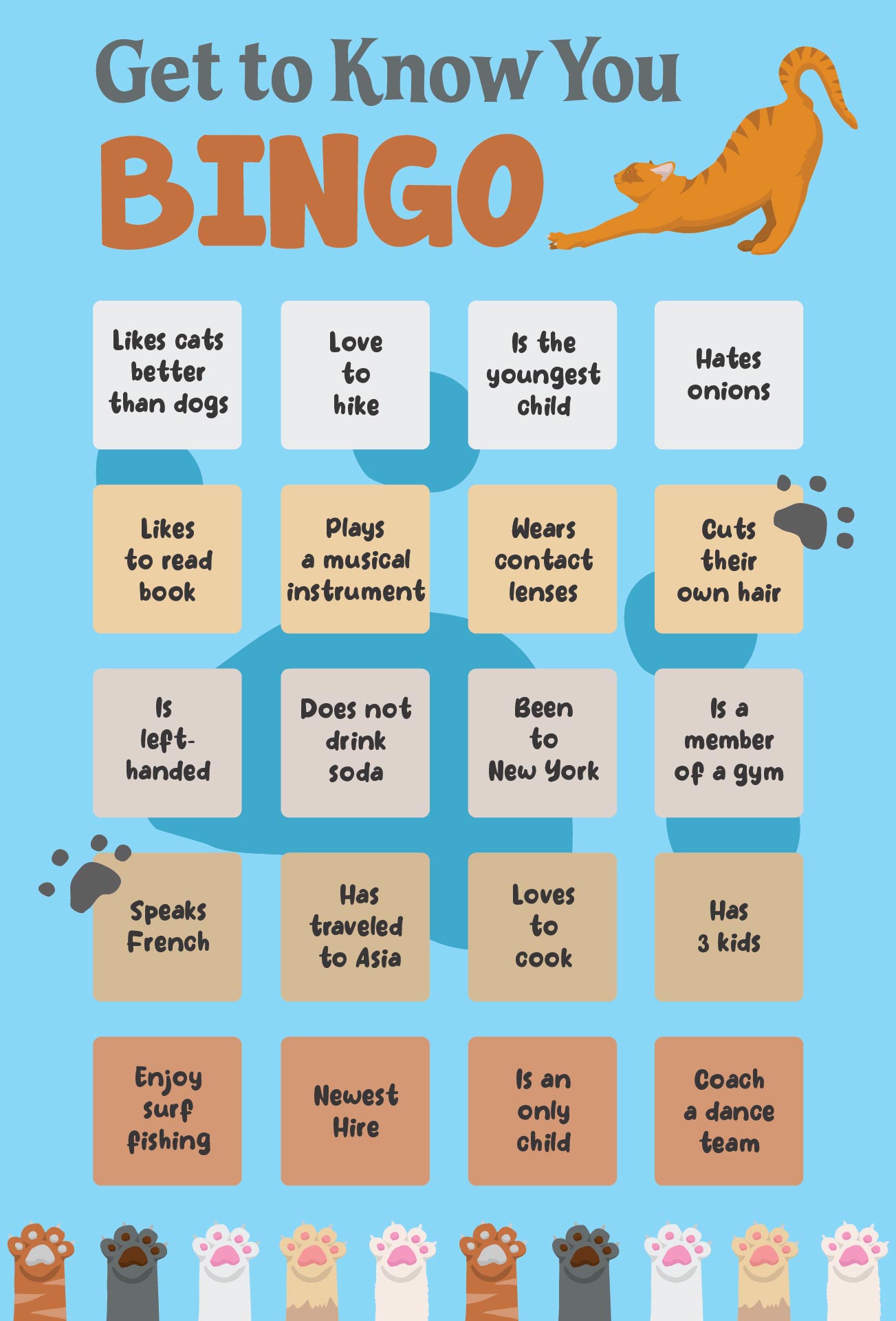 10 best printable human bingo templates printableecom