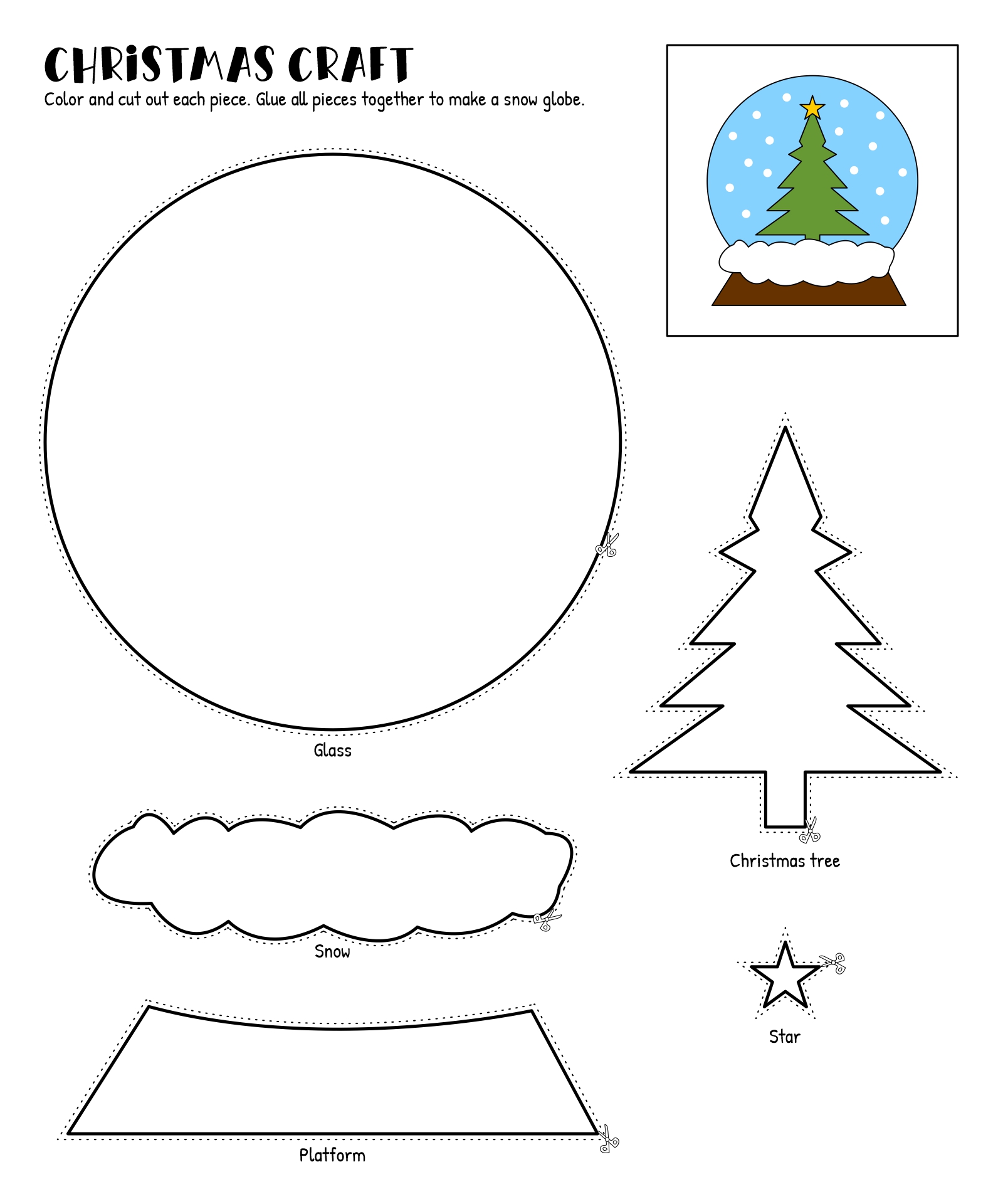 Free Printable Arts And Crafts Worksheets