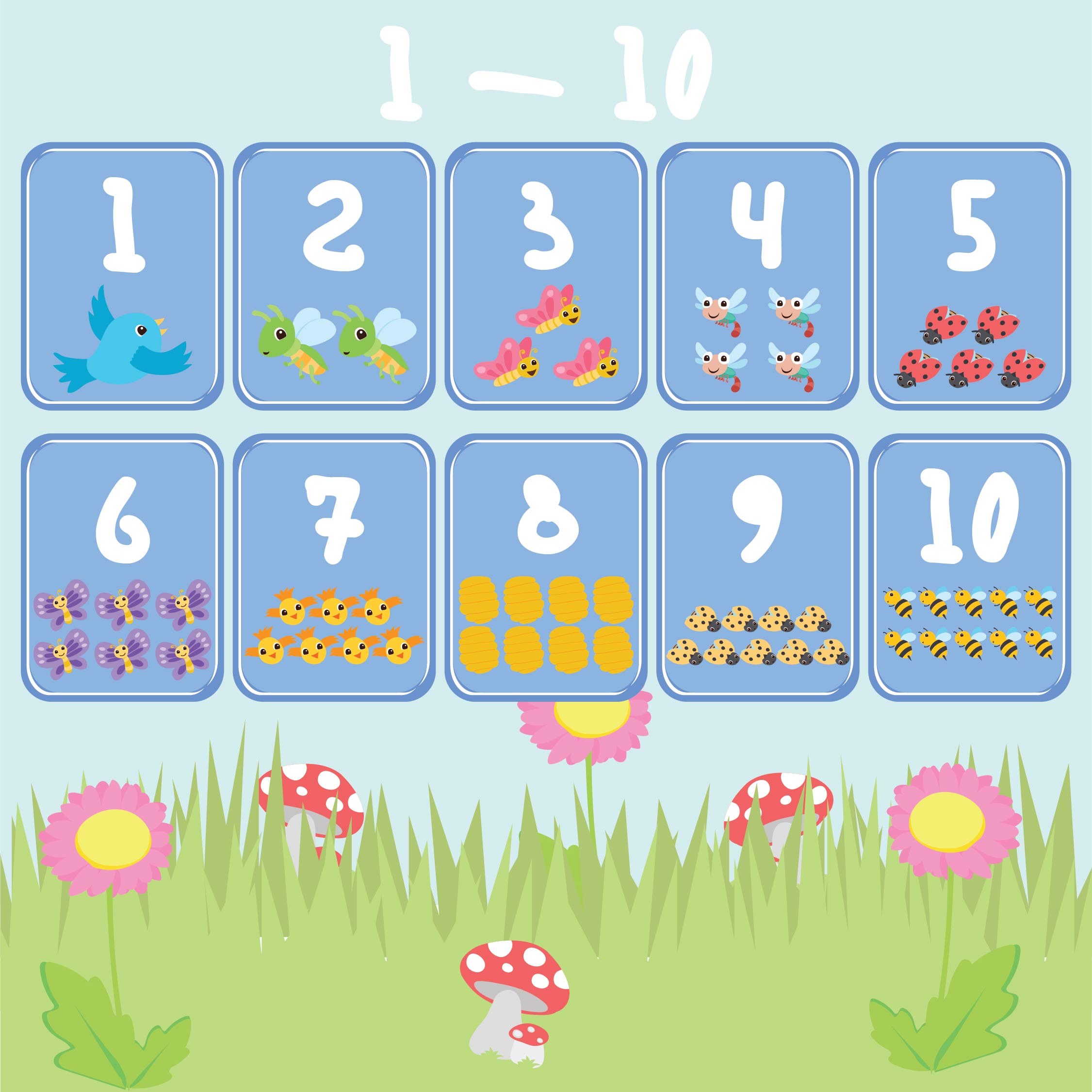  Printable Number Chart 1 -100