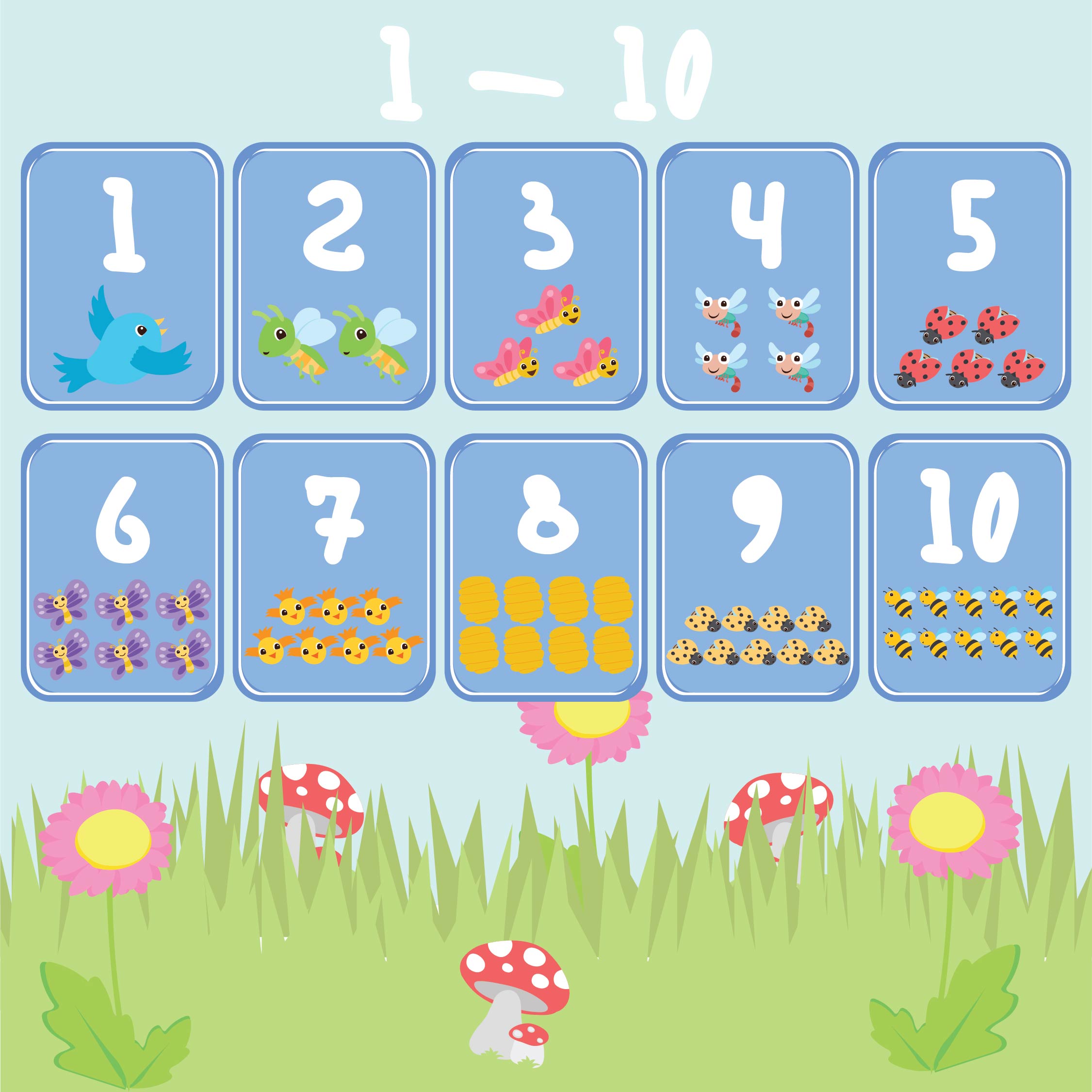  Printable Number Chart 1 -100