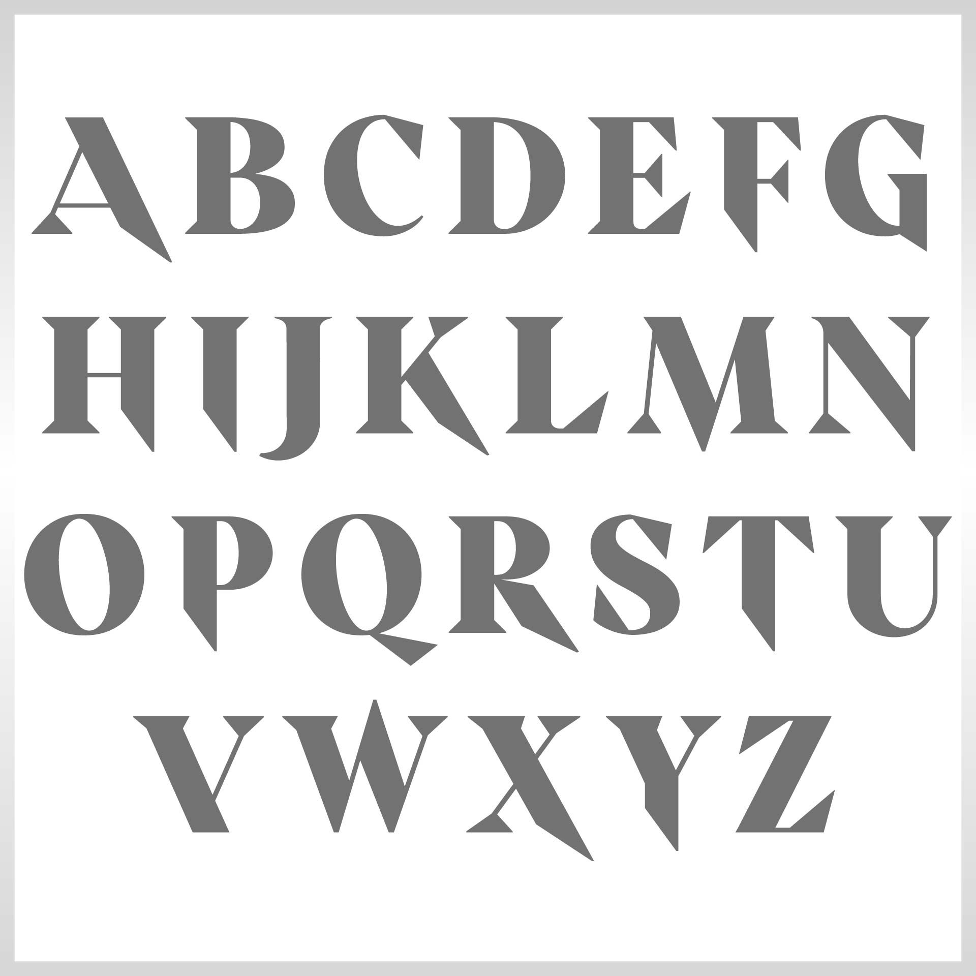 10 Best Fonts Alphabet Free Printable Printablee