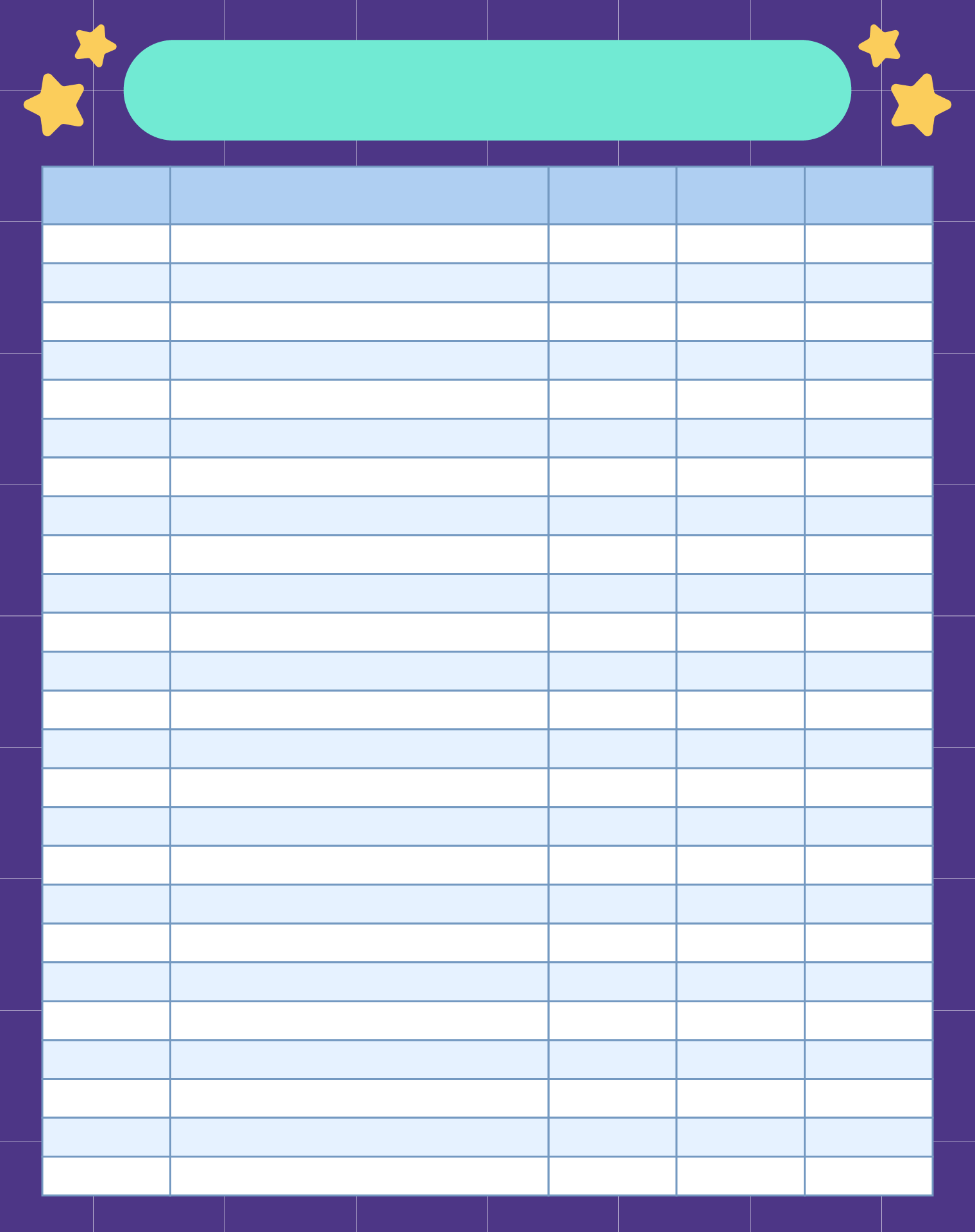 10 Best Printable Column Template 5 Columns PDF For Free At Printablee