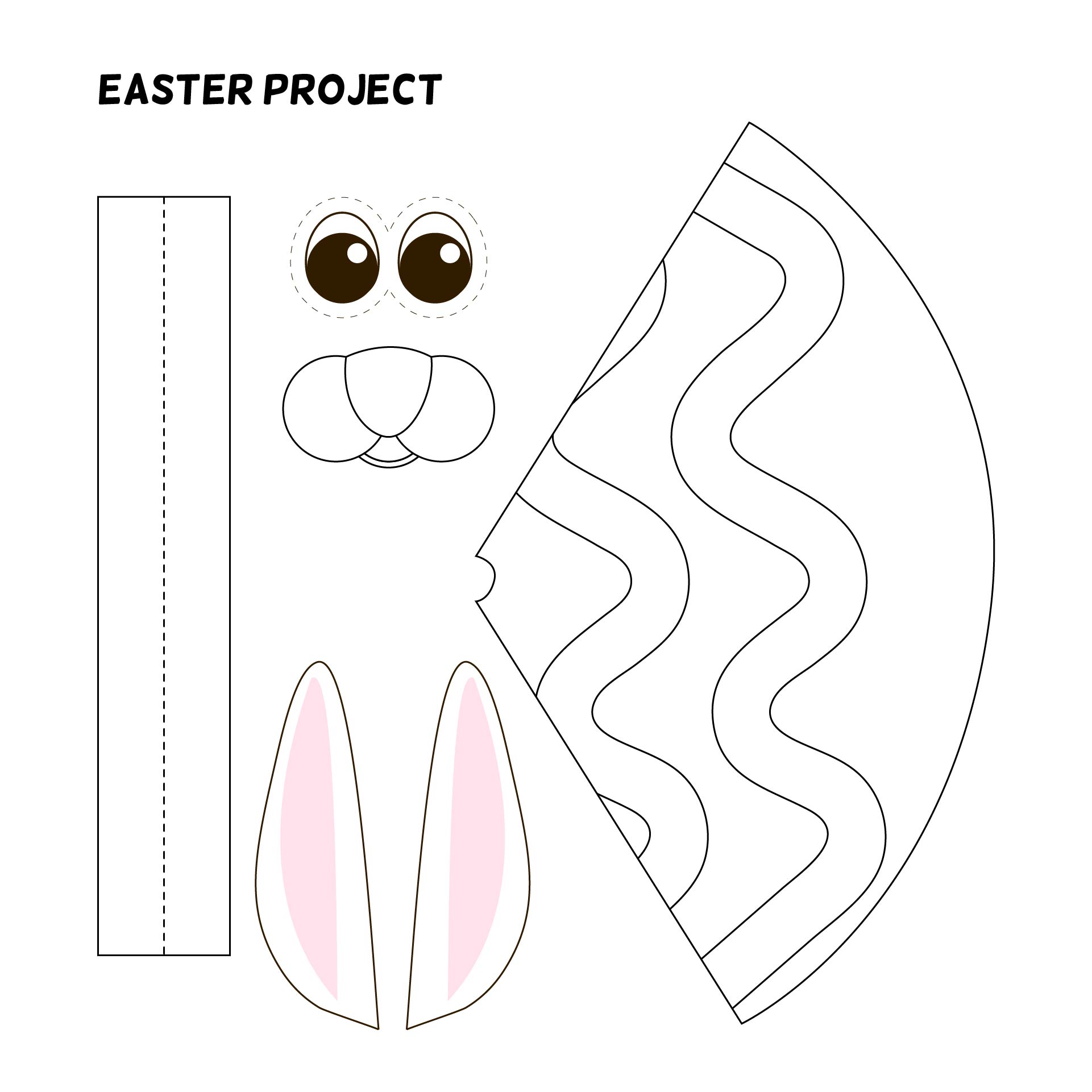 Printable Easter Crafts for Kids Templates