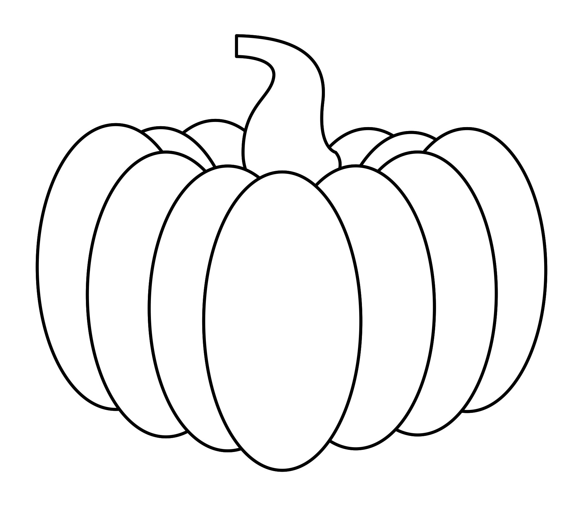 Small Printable Pumpkin Coloring